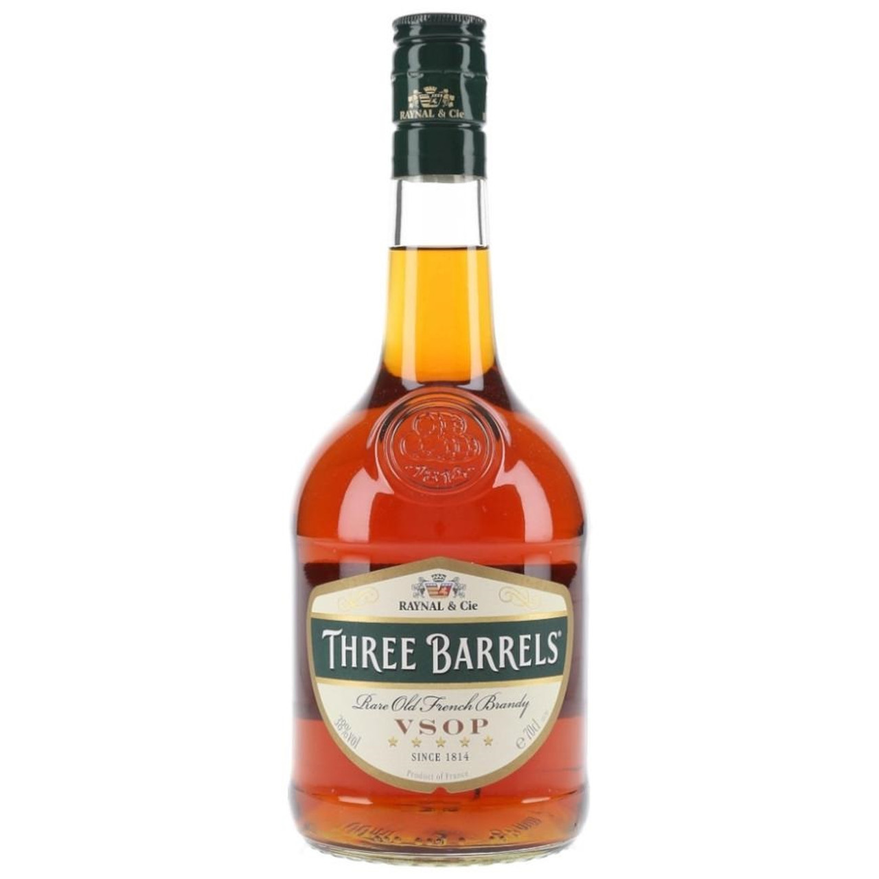 20 Three Barrels Brandy 70cl - Image 1