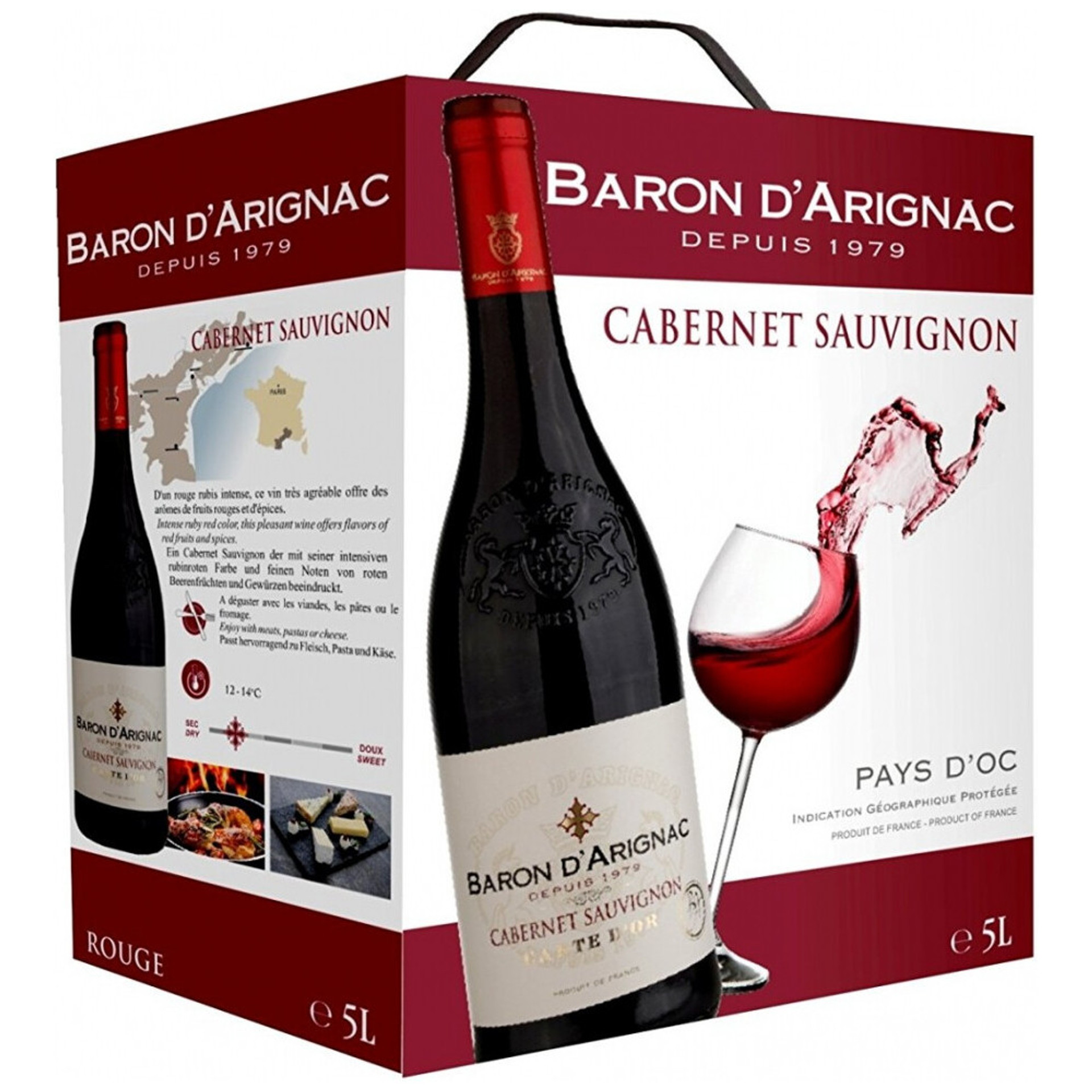 35 Baron D Arignac Cabernet Sauvignon 10ltr - Image 1