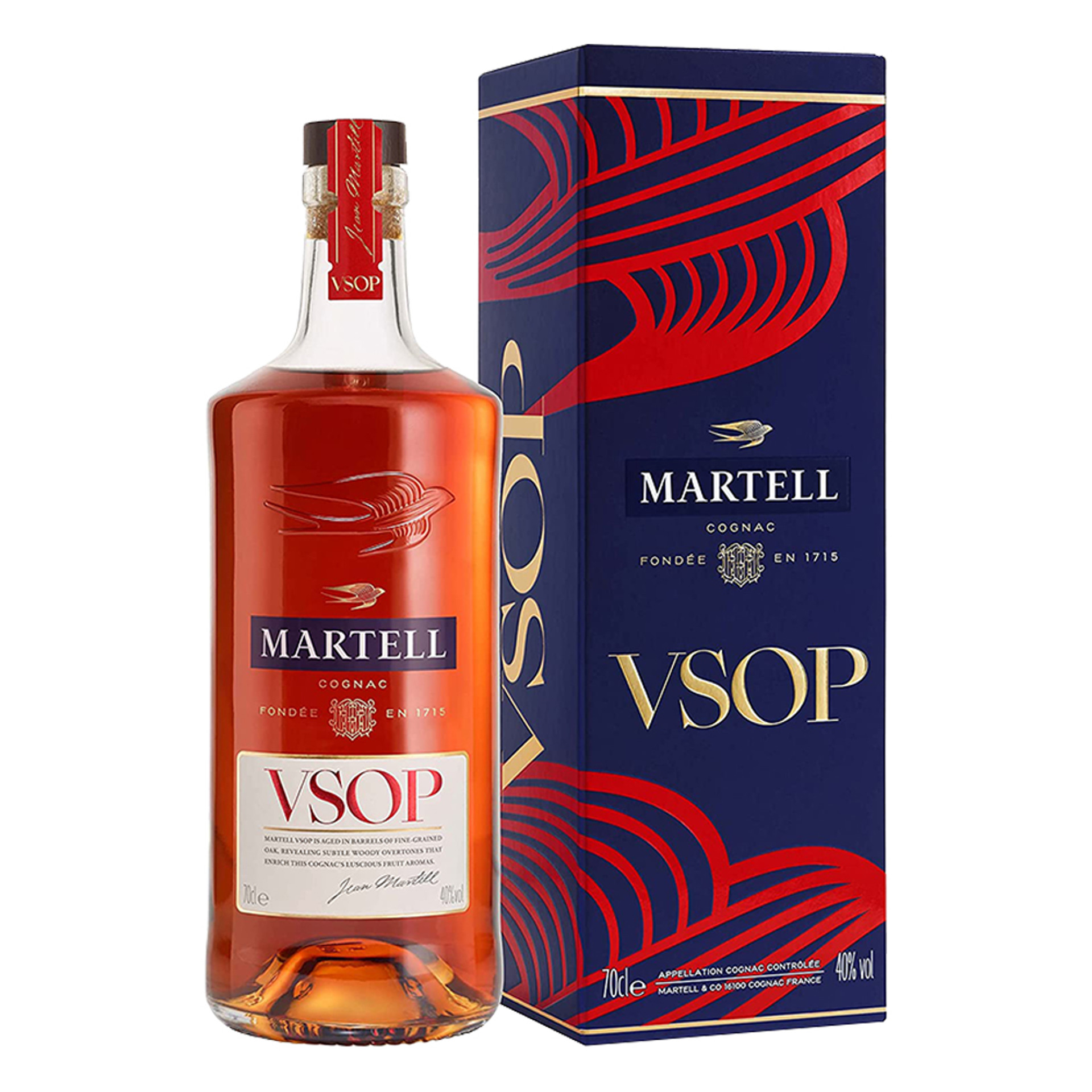5 Martell VSOP Red Barrel Cognac 70cl - Image 1