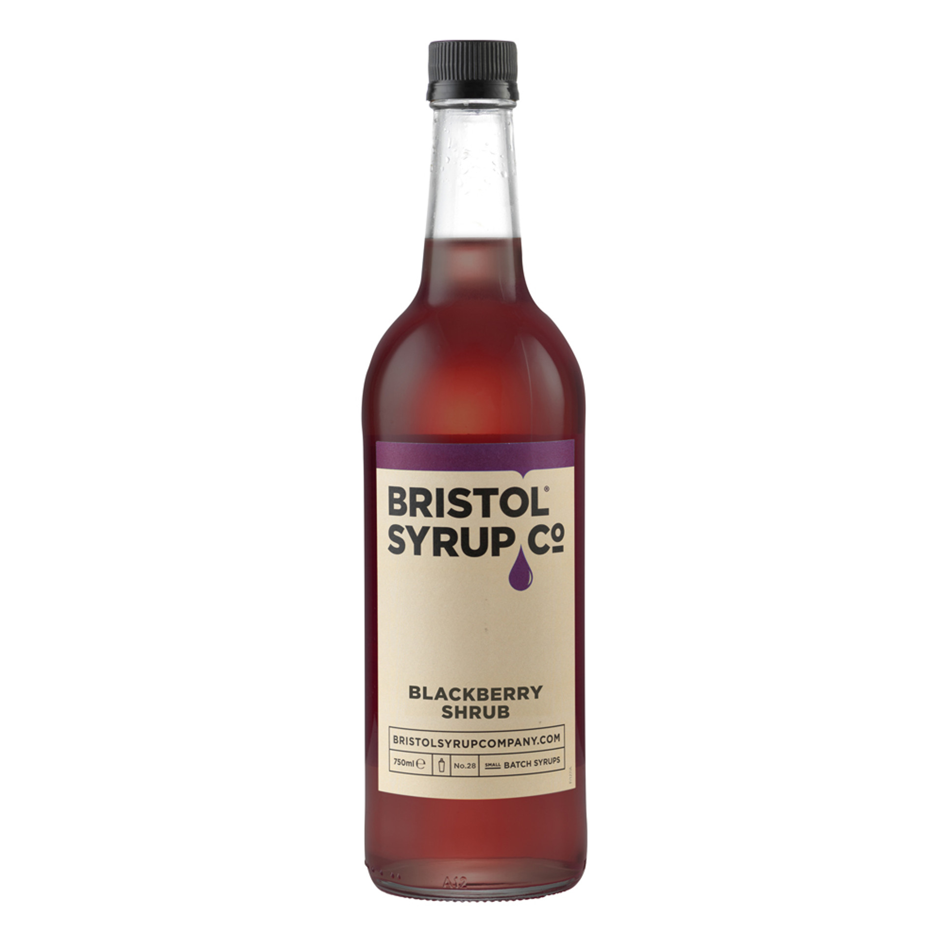 10 Bristol Blackberry Shrub Syrup 75cl - Image 1