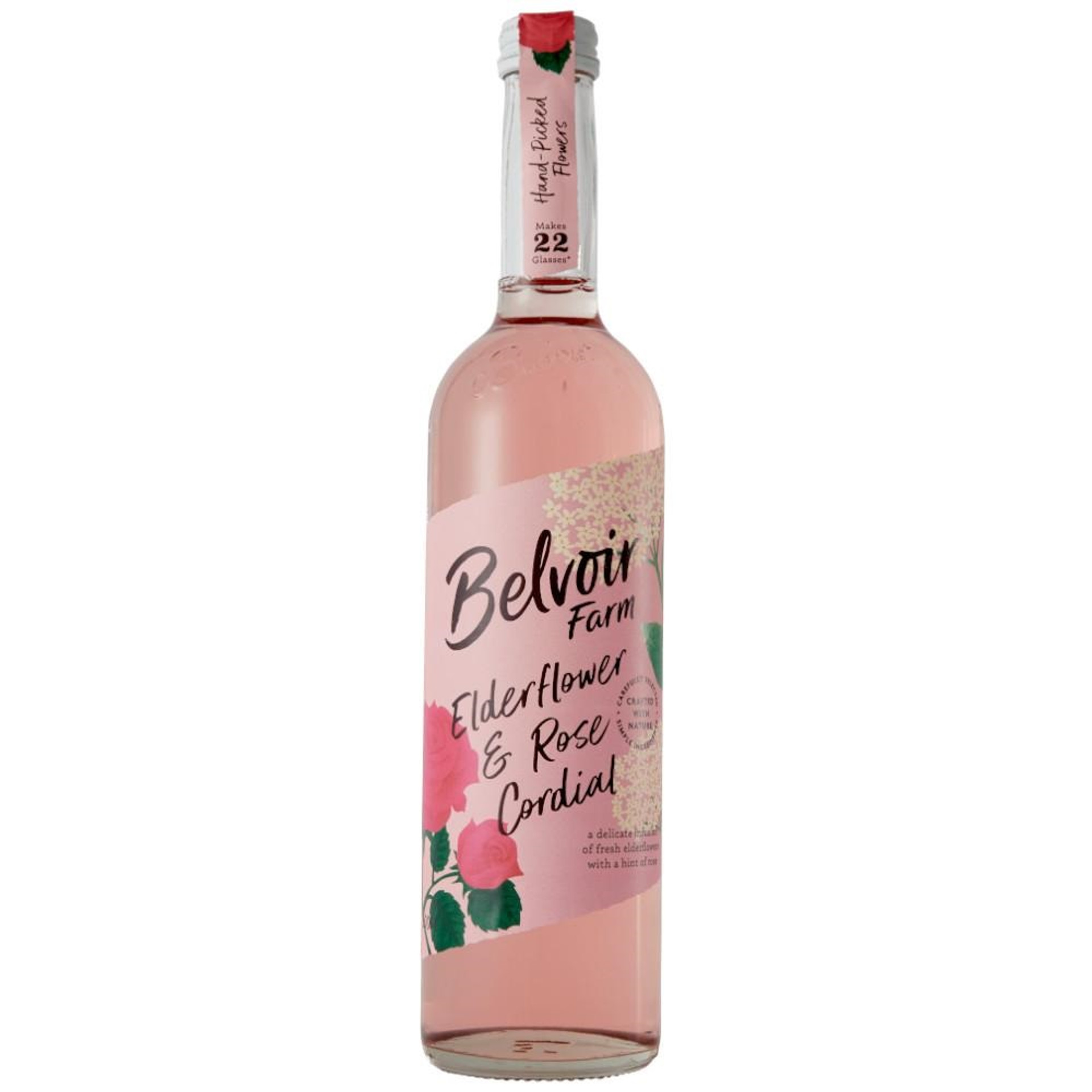 16 Belvoir Elderflower & Rose Cordial 50cl - Image 1