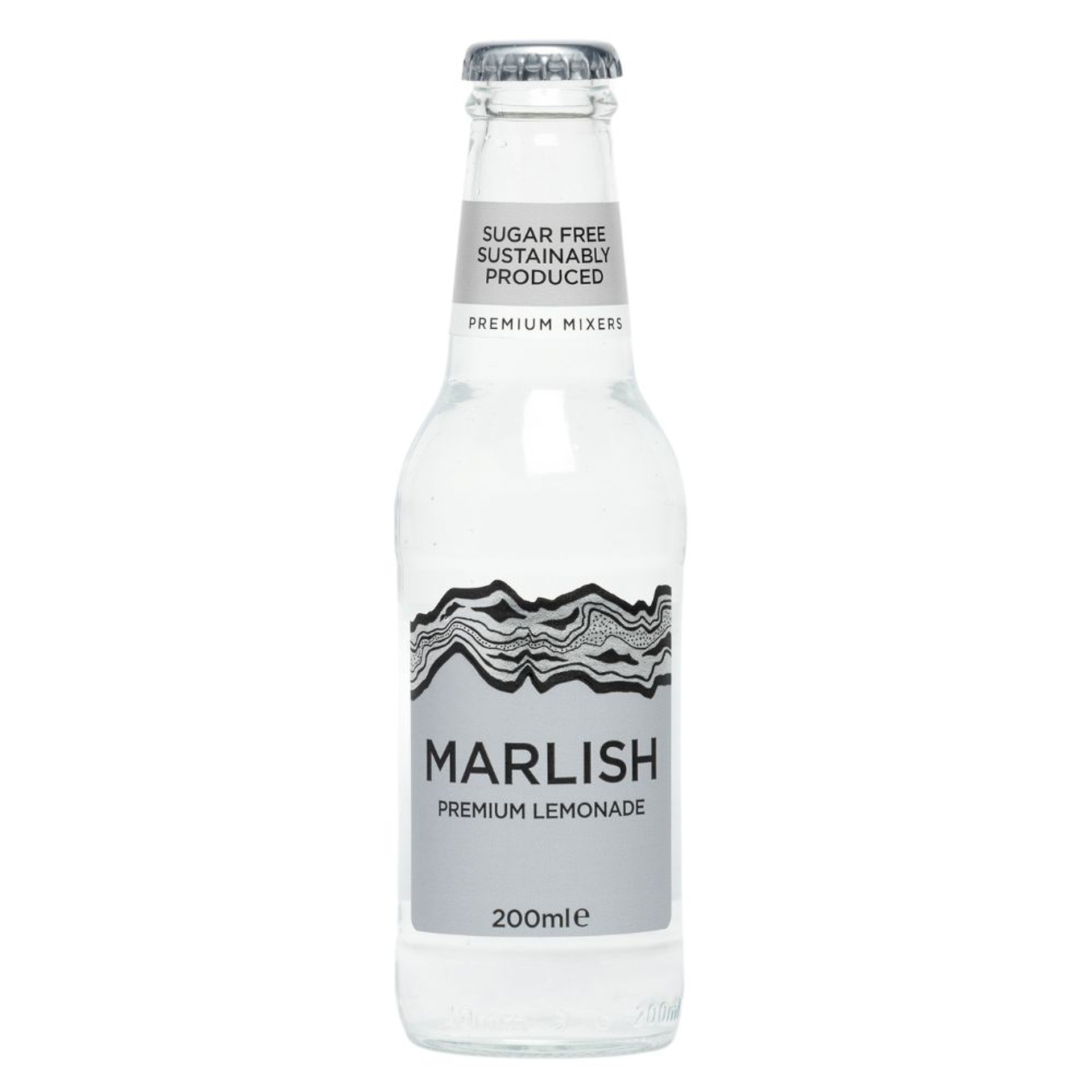 2 Marlish Premium Lemonade (Sugar Free) 24 x 200ml NRB - Image 1