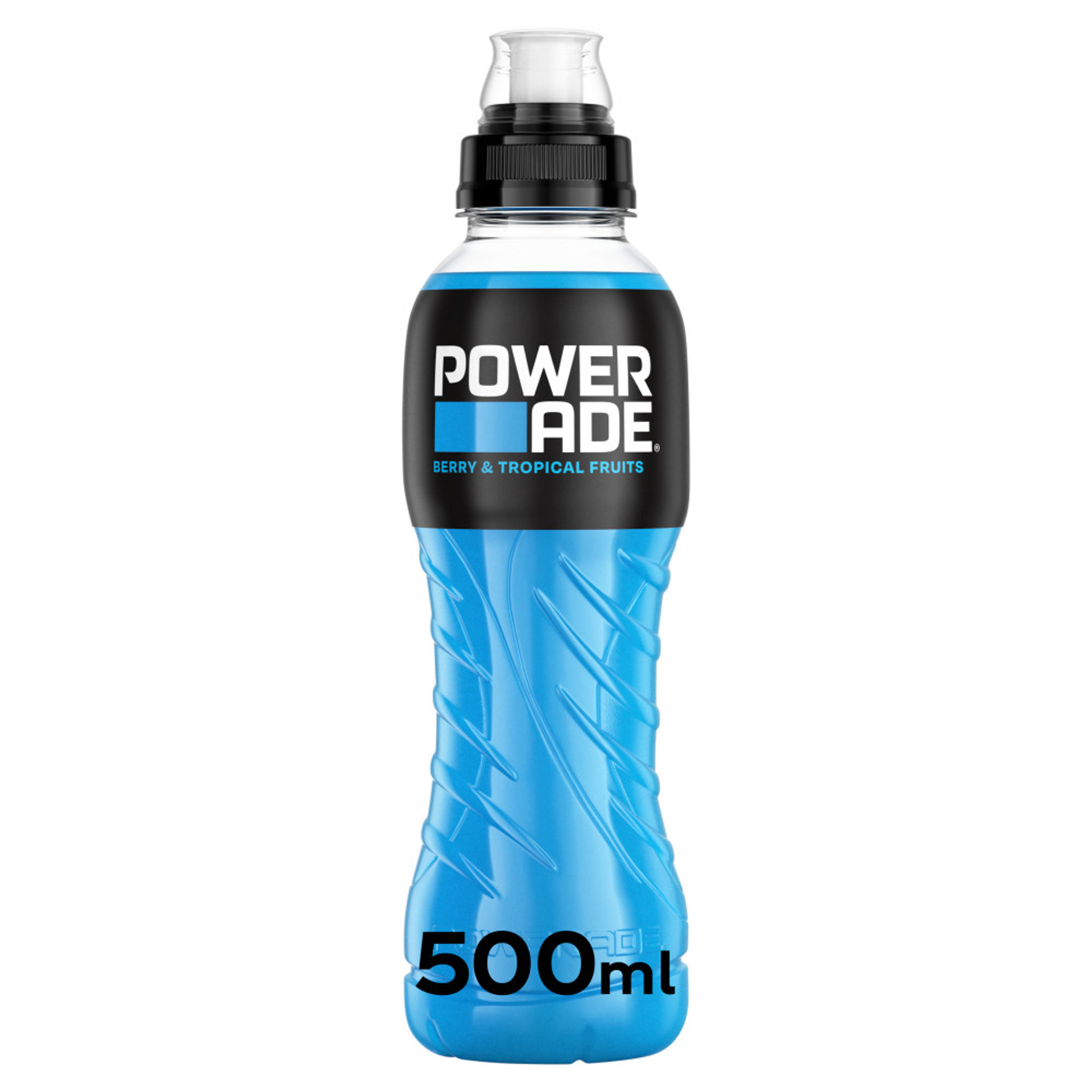 23 Powerade Berry Tropical Fruits 12x500ml - Image 1