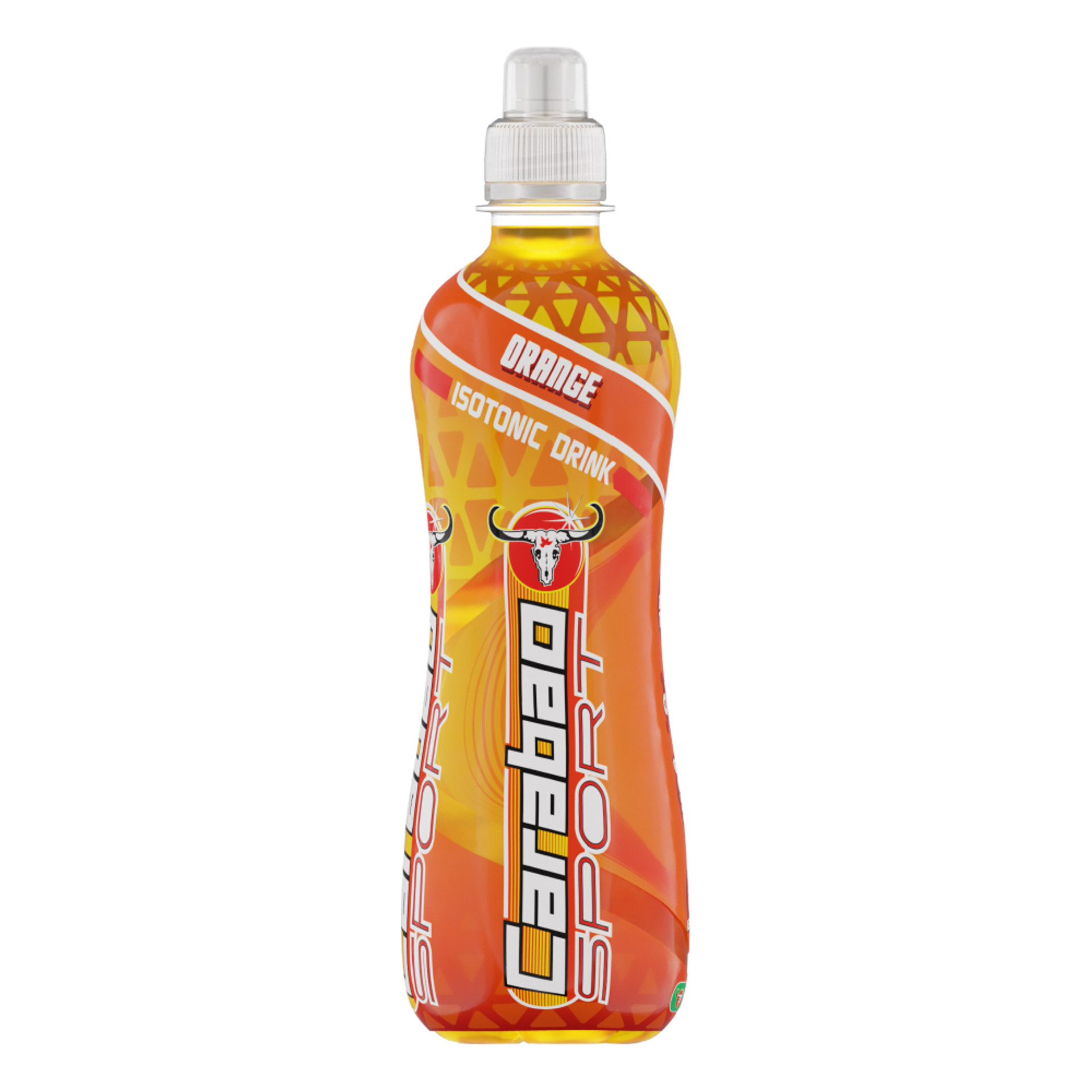 32 Carabao Sport Orange Isotonic Drink 12x500ml PET - Image 1