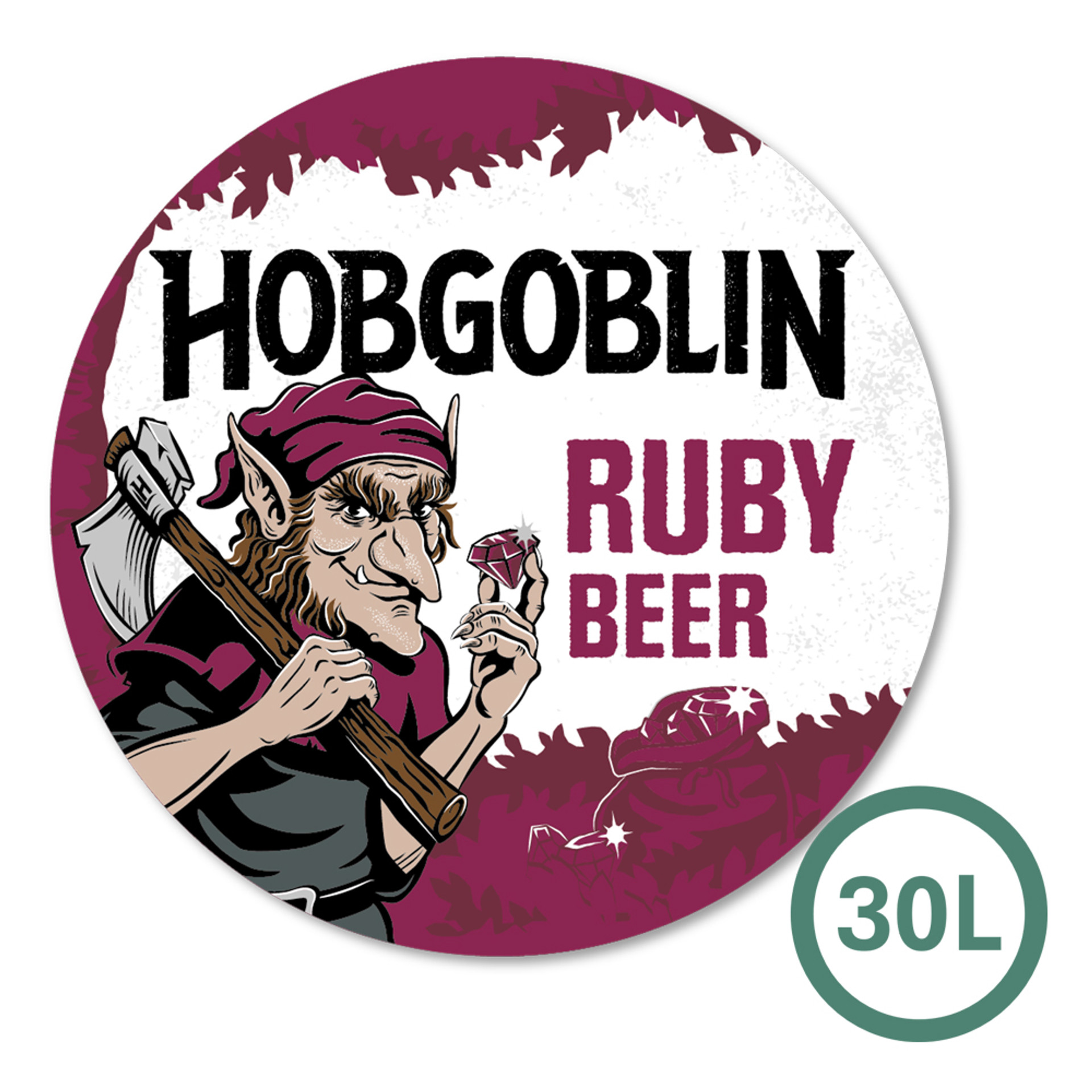 43 Hobgoblin Ruby 30ltr Keg - Image 1