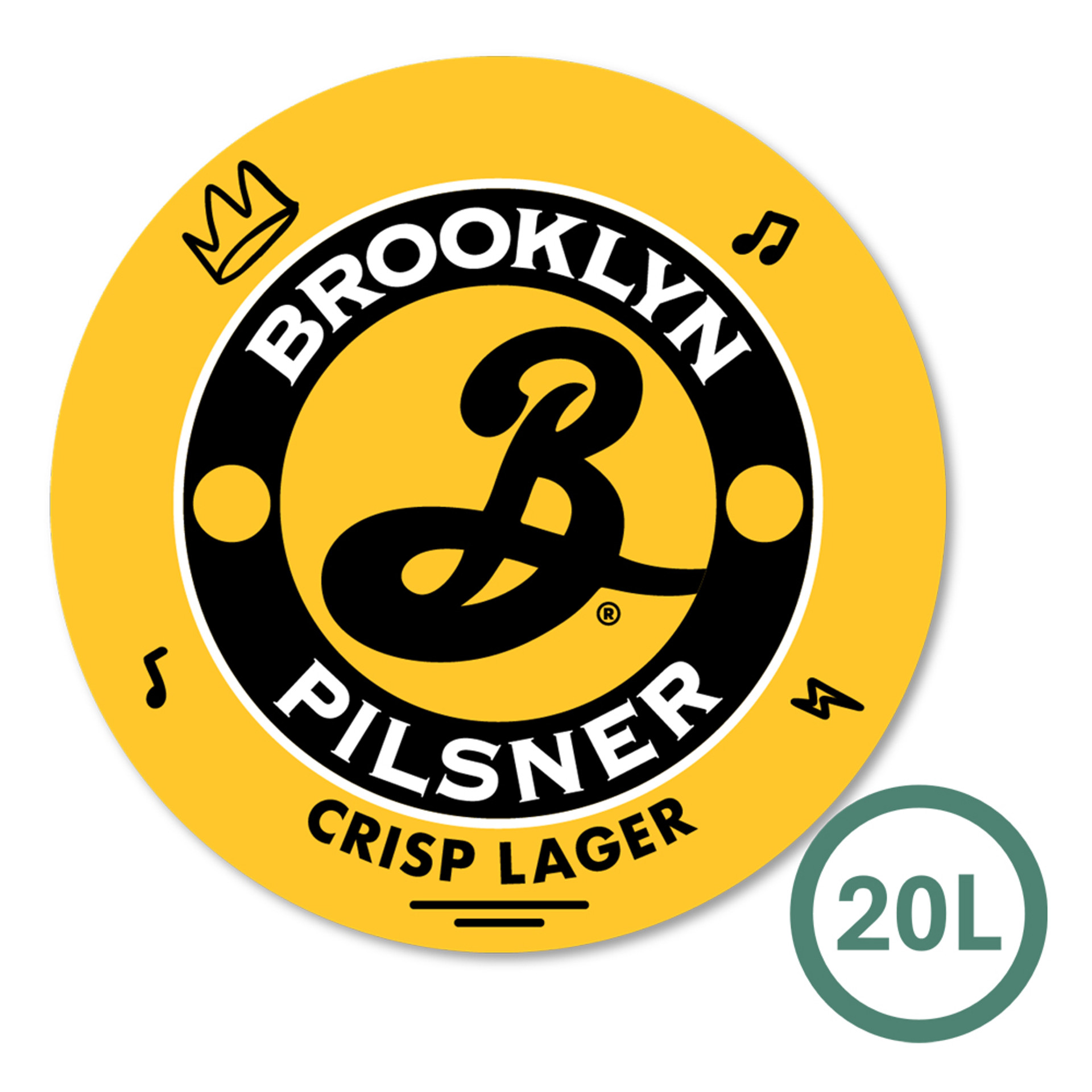 69 Brooklyn Pilsner Draught Master 20ltr Keg - Image 1