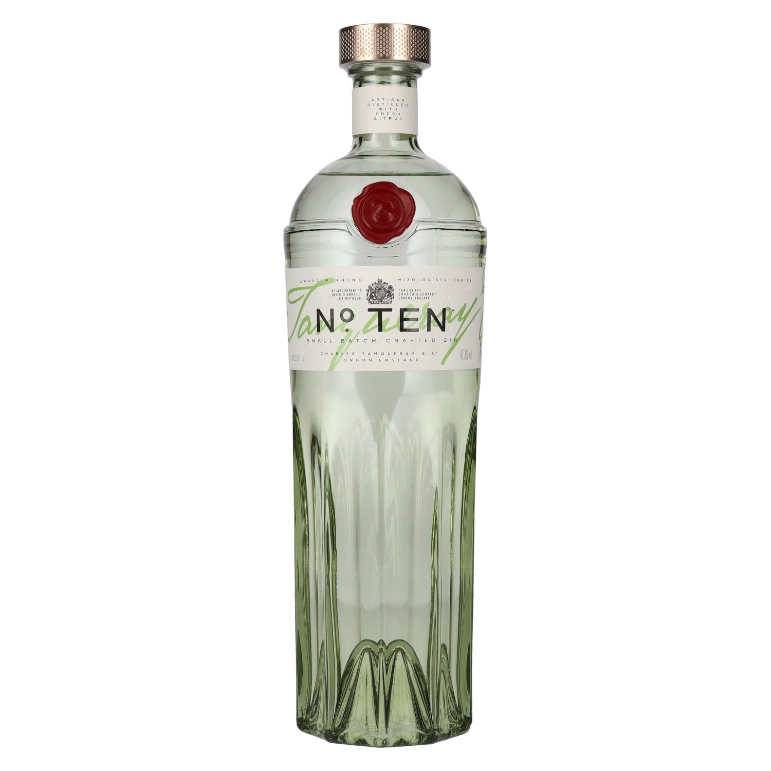 01518584b79dd34e35fc0a441fc5001683f8449c651e8fc523b1ef572f9f5ed0.jpg Tanqueray N° TEN Distilled Gin 47,3% Vol. 1l - Image 1