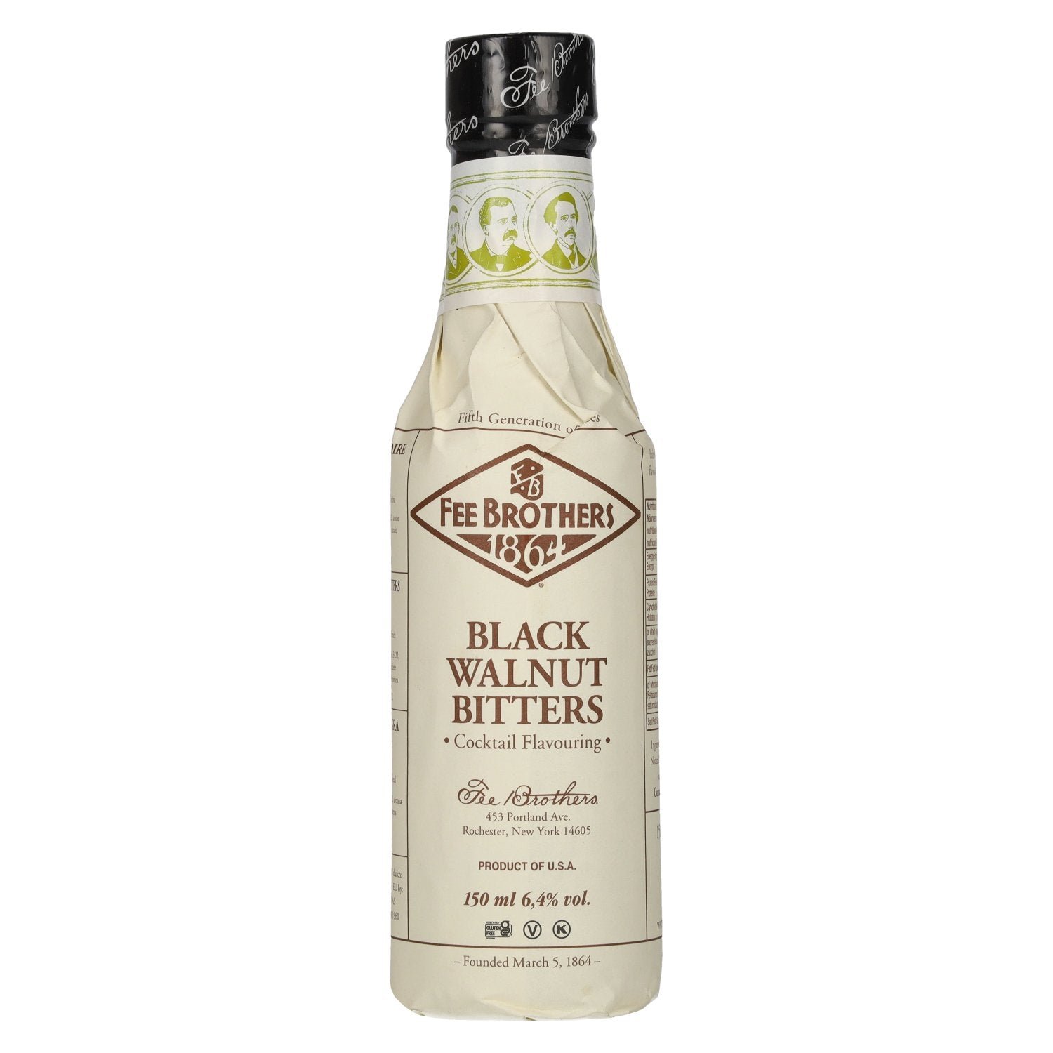 033c6b953fe2dfe58176c4cb3d97f491fe8656813121644981c0780a1b946e5f.jpg Fee Brothers Black Walnut Bitters 6.4% ABV 0.15l - Image 1