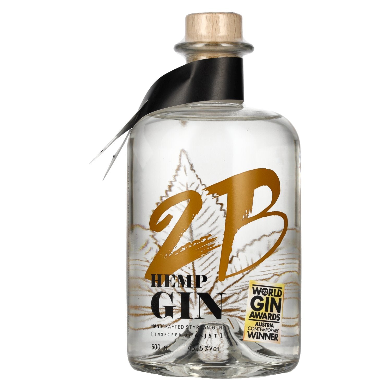 03c13dd39b0edd42dd2ddf4ed3d3f8ee6c1212e47cfd9f4c316a40e5dd5cb097.jpg 2B Hemp Styrian Gin 43,5% Vol. 0,5l - Image 1