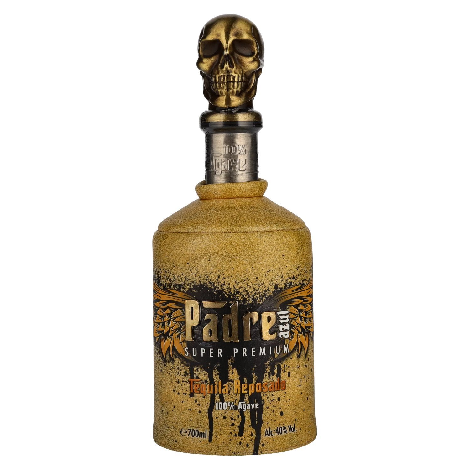0c808cfdef19ebdf23e48de25346ef8571d4b99473269dad058758b62c611b99.jpg Padre Azul Super Premium Tequila Reposado 100% Agave 40% Vol. 0,7l - Image 1