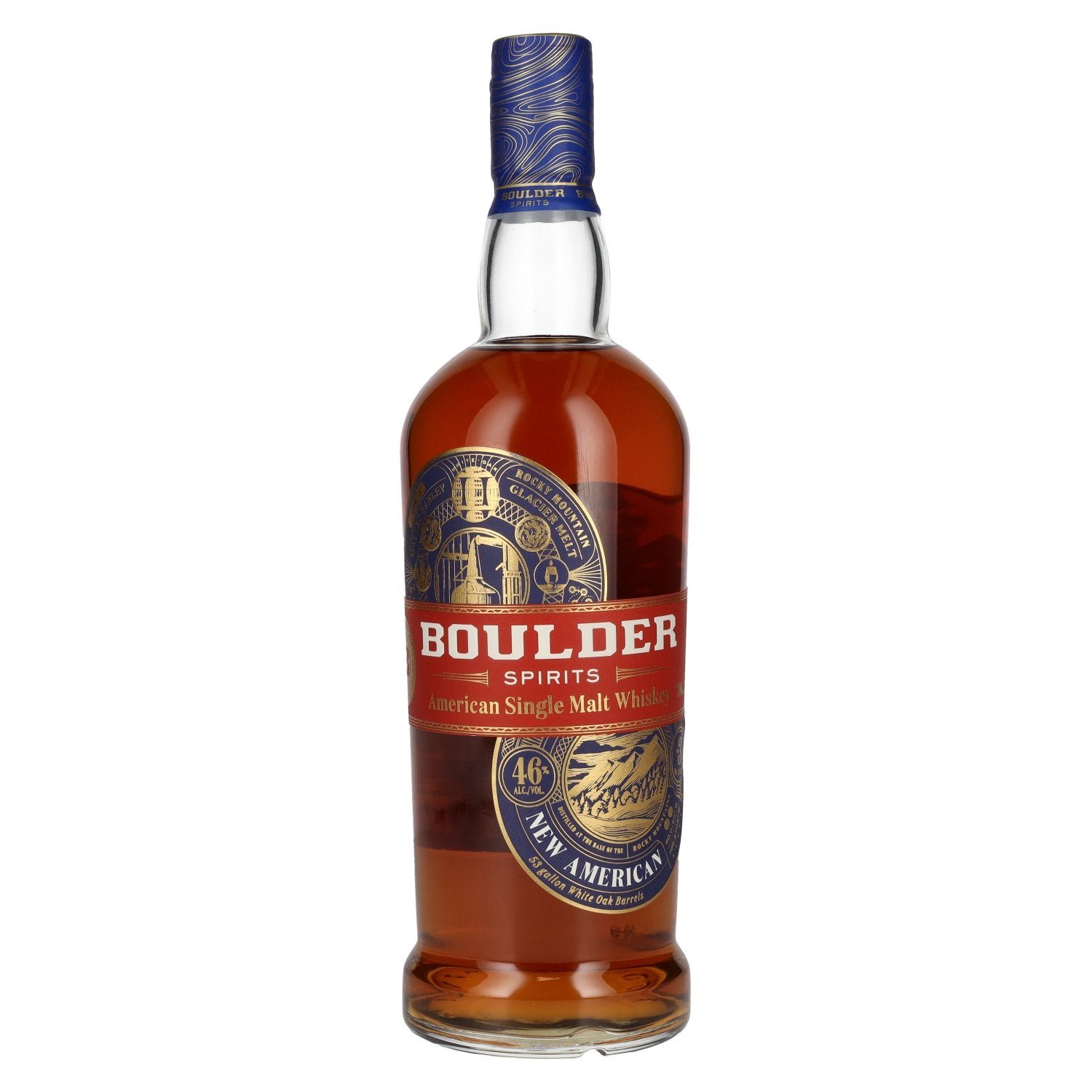 0eca43069ac50e1d0e76be77e2ac120324ad74751c3e337e48bc7523baaf941f.jpg Boulder Spirits American Single Malt AMERICAN OAK Whiskey 46% Vol. 0,7l - Image 1
