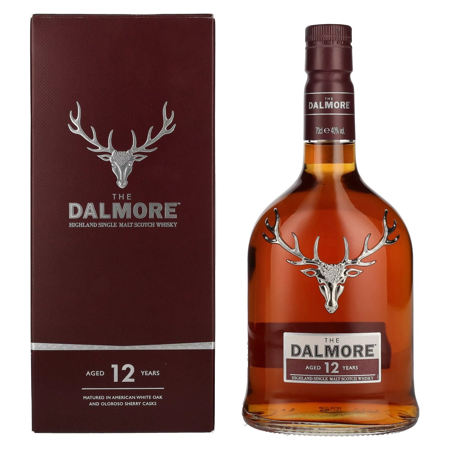 1119ade165eb6063073562dcccd4c026508bf761b70480a37a98571c5b5ac83e.jpg The Dalmore 12 Years Old Highland Single Malt Scotch Whisky 40% Vol. 0,7l in gift box - Image 1