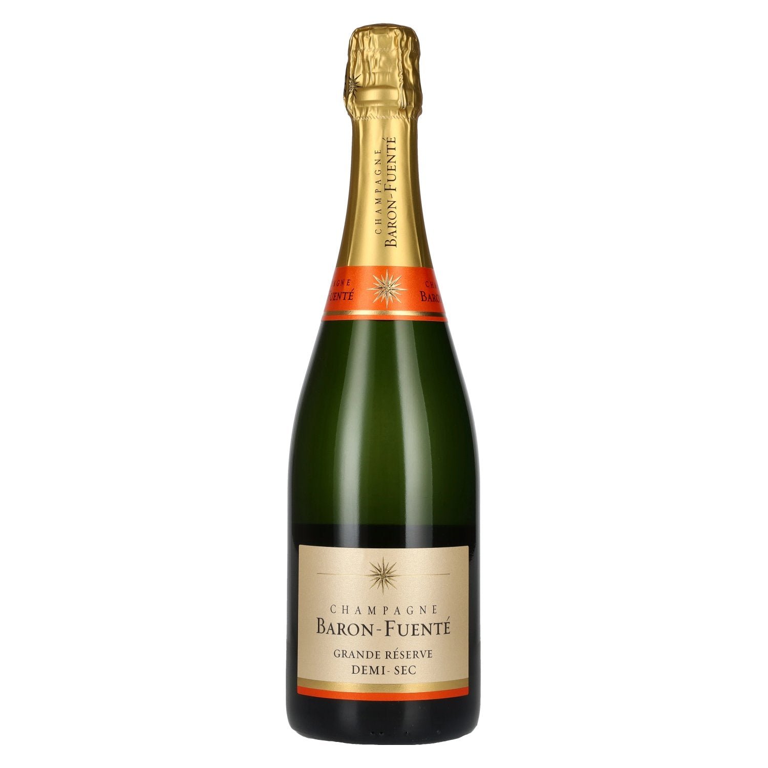 14ddd20ee1b2a12ded7612558a11ceb065fbb374edbf7c849cb8ba54b2e22ac7-1.jpg Baron-Fuenté GRANDE RÉSERVE Champagne Demi-Sec 12% Vol. 0,75l - Image 1