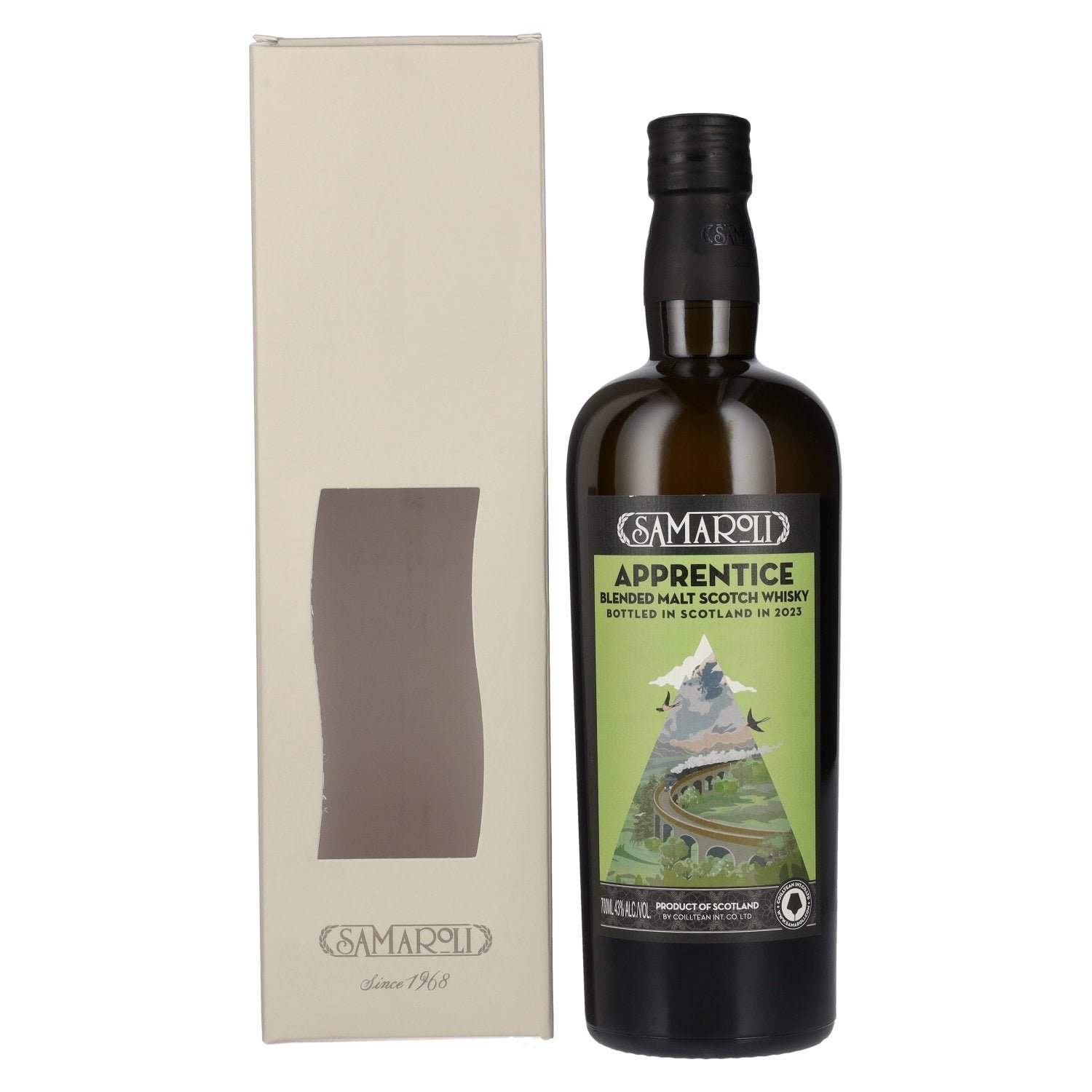 150e9b7711c588dbf3669095fa28bc351ad80c2b388ffccadcb49ba2f2d75437.jpg Samaroli APPRENTICE Blended Malt Scotch Whisky 2023 43% Vol. 0,7l in gift box - Image 1