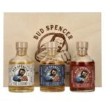 Bud Spencer THE LEGEND Miniset 42,7% Vol. 3x0,05l in wooden crate