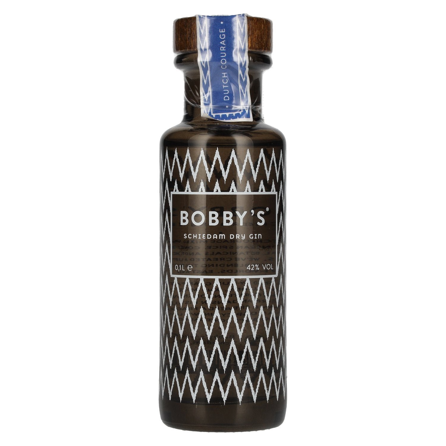 16db87060ab8b67efd20efe978cbb42ecbe49b6a39d37abaa7d1dadb3f089a22.jpg Bobby's Schiedam Dry Gin 42% Vol. 0,1l - Image 1