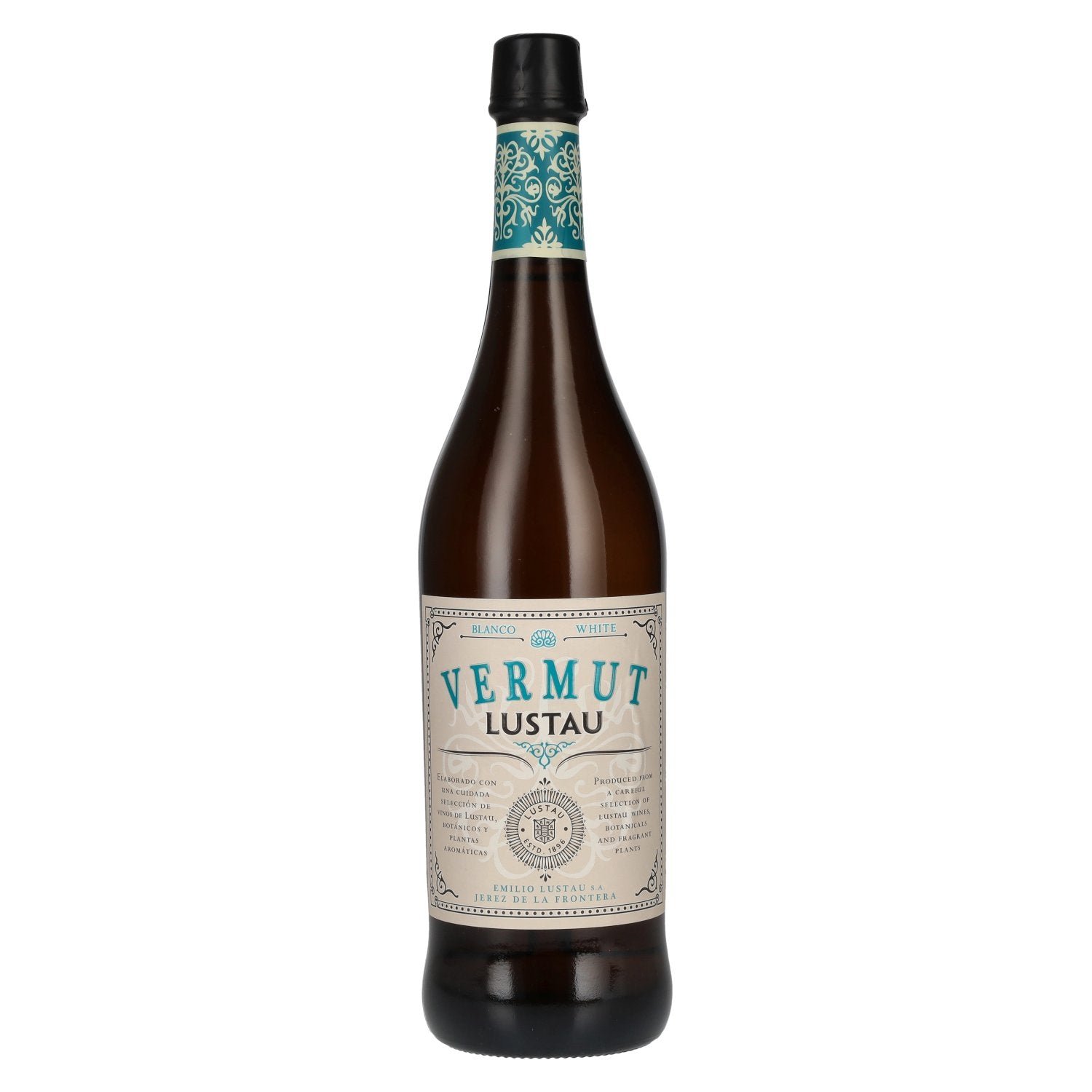1e1e6f5c4ca6fadd2f8165e79b9298b60dc486c73510b5df40854e7208e80c46-1.jpg Lustau Vermut White 15% ABV 0.75l - Image 1
