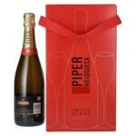 Piper-Heidsieck Champagne CUVÉE BRUT 12% vol. 0.75l in gift box with 2 glasses - Image 2