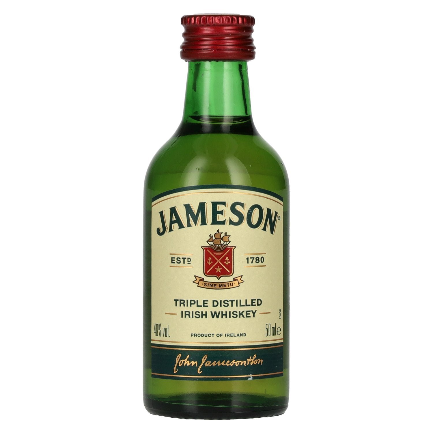 20dd2ae1532057671faa1b81379ffe9a1c23d7884769d6f0b15738fd43cd935f.jpg Jameson Triple Distilled Irish Whiskey 40% Vol. 0,05l - Image 1