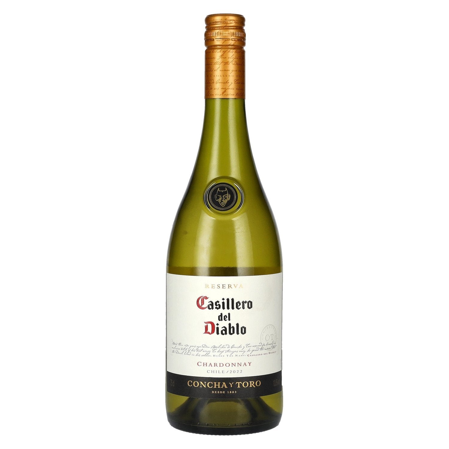 213ab49dd50618cb1e3a882d93dc133438944bcdf649f81c1bdc0f61f4812174-1.jpg Concha y Toro Casillero del Diablo CHARDONNAY Reserva 2022 13.5% ABV 0.75l - Image 1