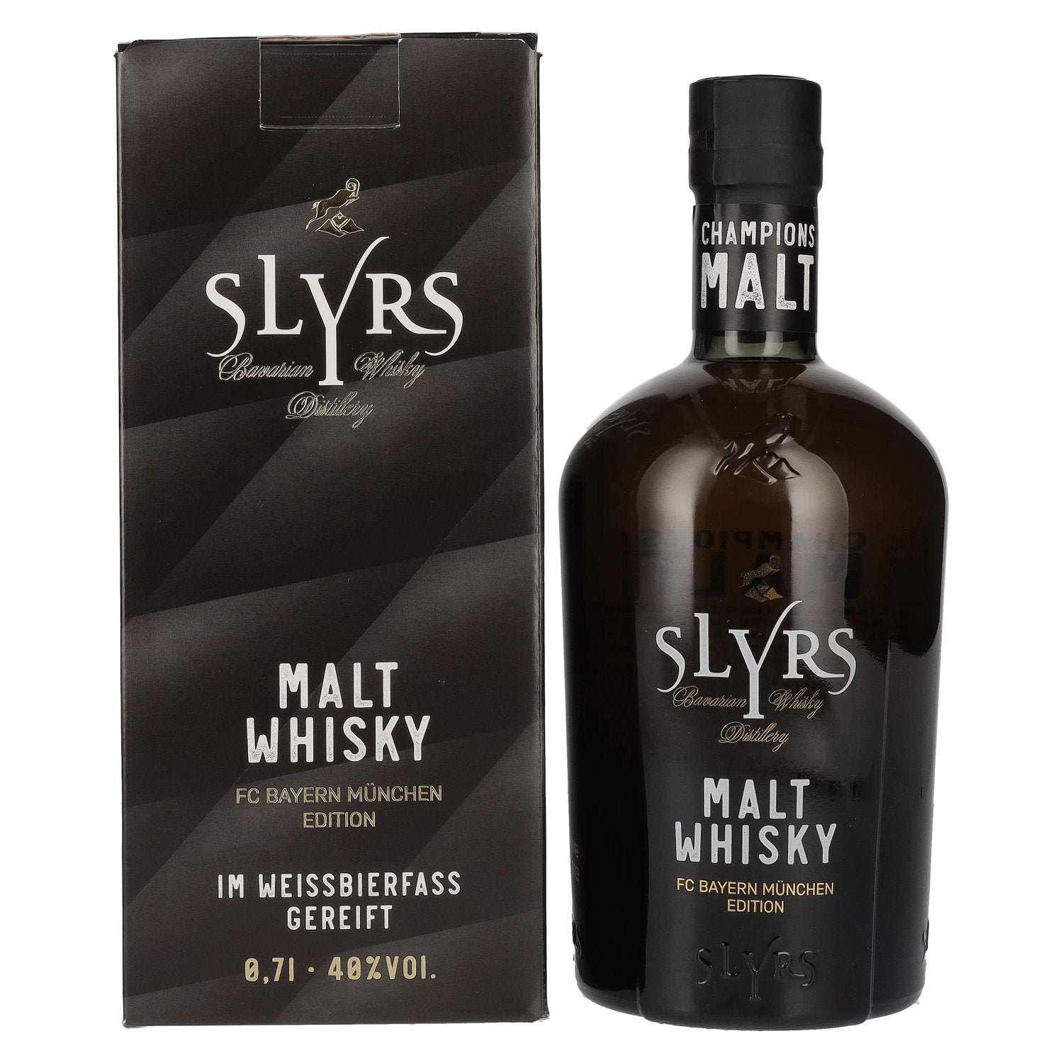 21b9c8db78116402f72d7dfb4ffa30577a540f289dc1407dbdbf3bd1ec847810.jpg Slyrs FC Bayern Munich Champions Malt Whisky 40% Vol. 0,7l in gift box - Image 1