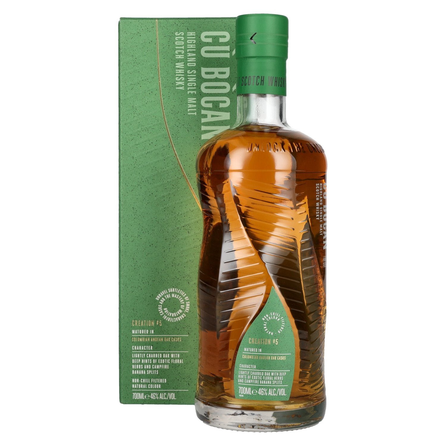 2266192a8248bb791e158b26fe51c5fc5fa6bd11f3a2980907d646f143d01422.jpg Tomatin CÙ BÒCAN Creation #5 Highland Single Malt 46% Vol. 0,7l in gift box - Image 1