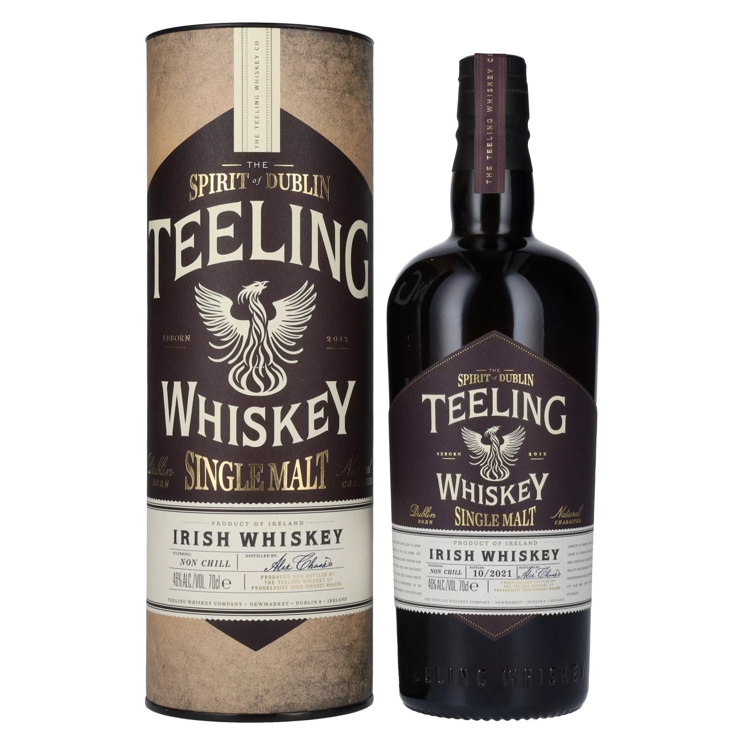 23a4f08f2c2e7d908e09d03a4f38f23dedd90a15bd3177ec9f357f09e265e7bd.jpg Teeling Whiskey SINGLE MALT Irish Whiskey 46% Vol. 0,7l in gift box - Image 1