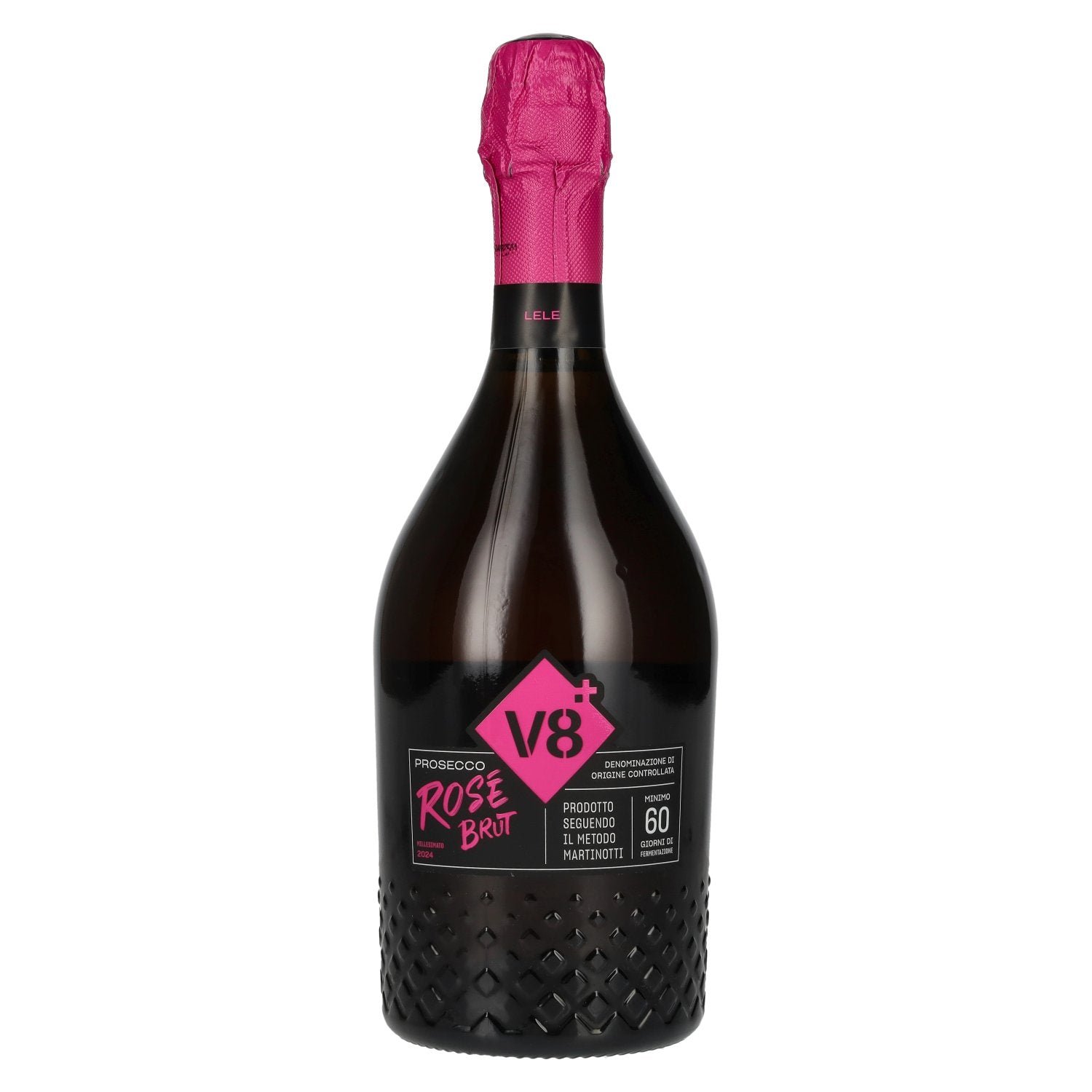 25f9a0202ef7c8b32f18c2f0ad3d6043ff042fd5e3e72595335ced6a1791c87a.jpg V8+ LELE Prosecco Rosé Brut Millesimato DOC 2024 11% Vol. 0,75l - Image 1