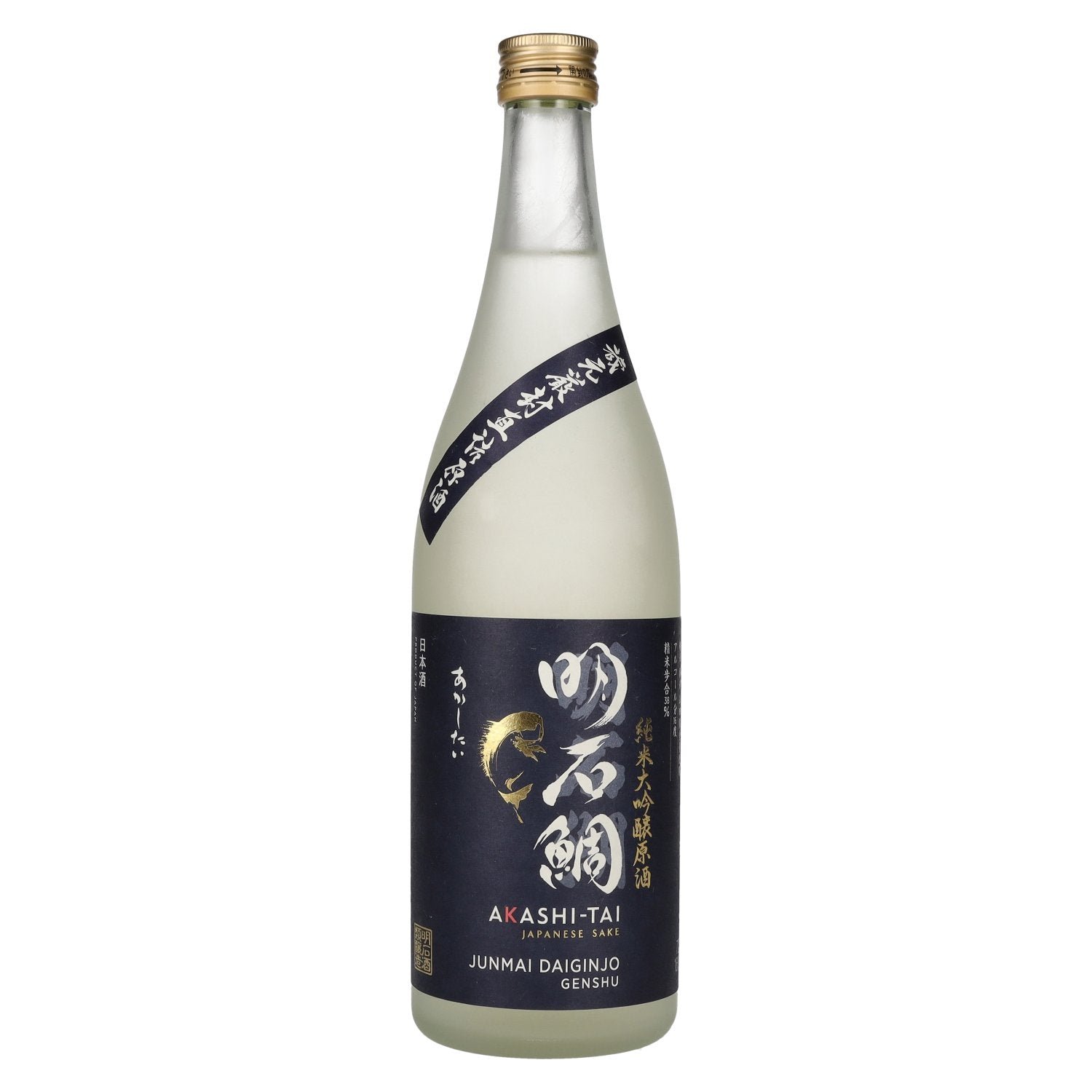 26659c769120b8adf7a16a14513e13f8b12b79f4eb5827b29bbf36c4b005a632.jpg Akashi-Tai JUNMAI DAIGINJO Genshu Japanese Sake 16% Vol. 0,72l - Image 1