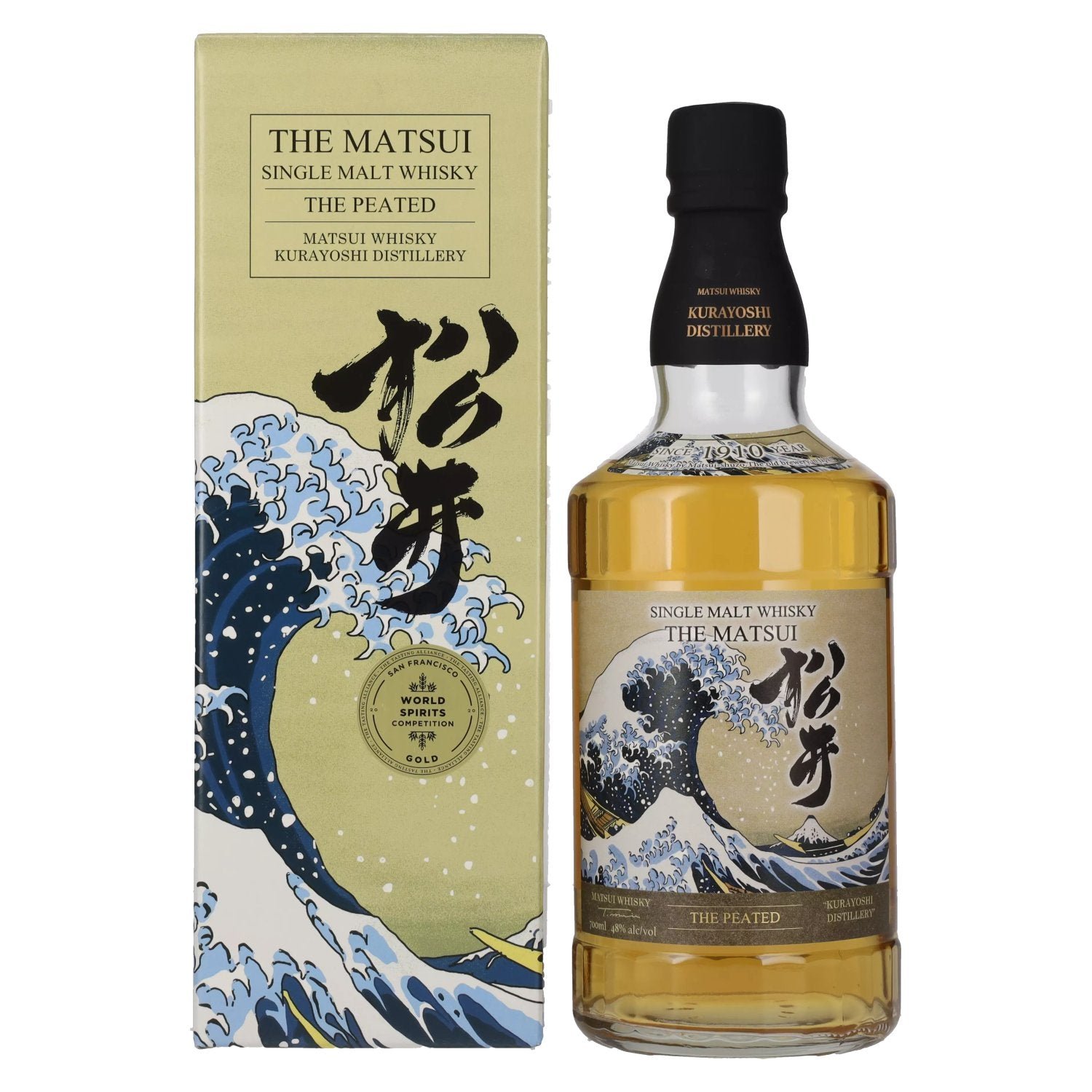 267f35ff9223cc1e729b36d2063bbc31a59ce0a28d050547179cab46de96314e.jpg Matsui Whisky THE MATSUI Single Malt Japanese Whisky THE PEATED CASK 48% Vol. 0,7l in gift box - Image 1