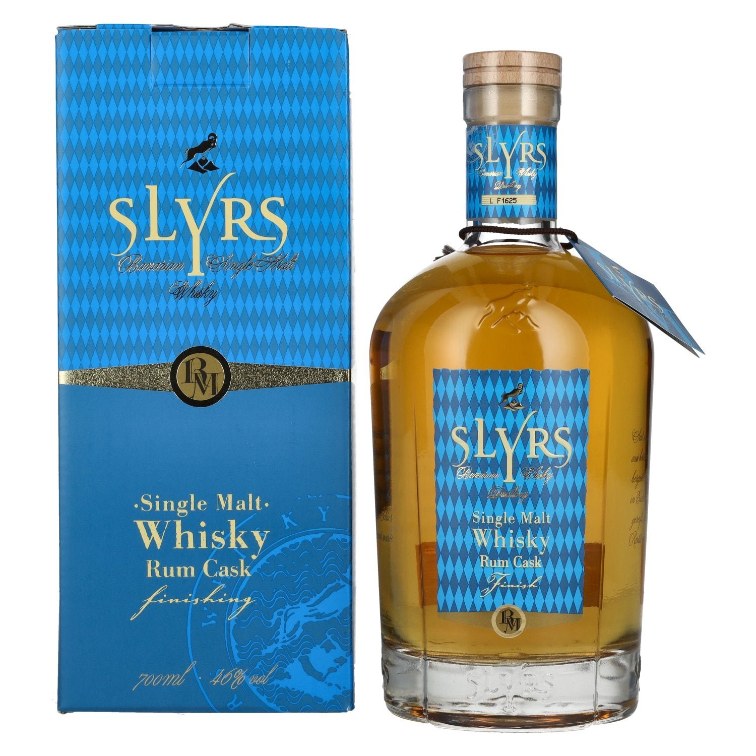 2f667cfb4c2ce24de9ae5a915575b87b6c22a2da3919d4630fee8ccca5712977.jpg Slyrs RUM CASK FINISH Single Malt Whisky Limited Edition 46% Vol. 0,7l in gift box - Image 1