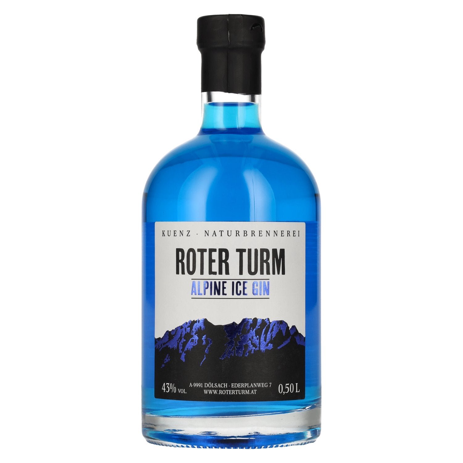 325c4ac8ff8161b767bd8aba9fdcaa52993b70a136eaffa1553549234e82dfcf.jpg Roter Turm Alpine Ice Gin 43% Vol. 0.5l - Image 1