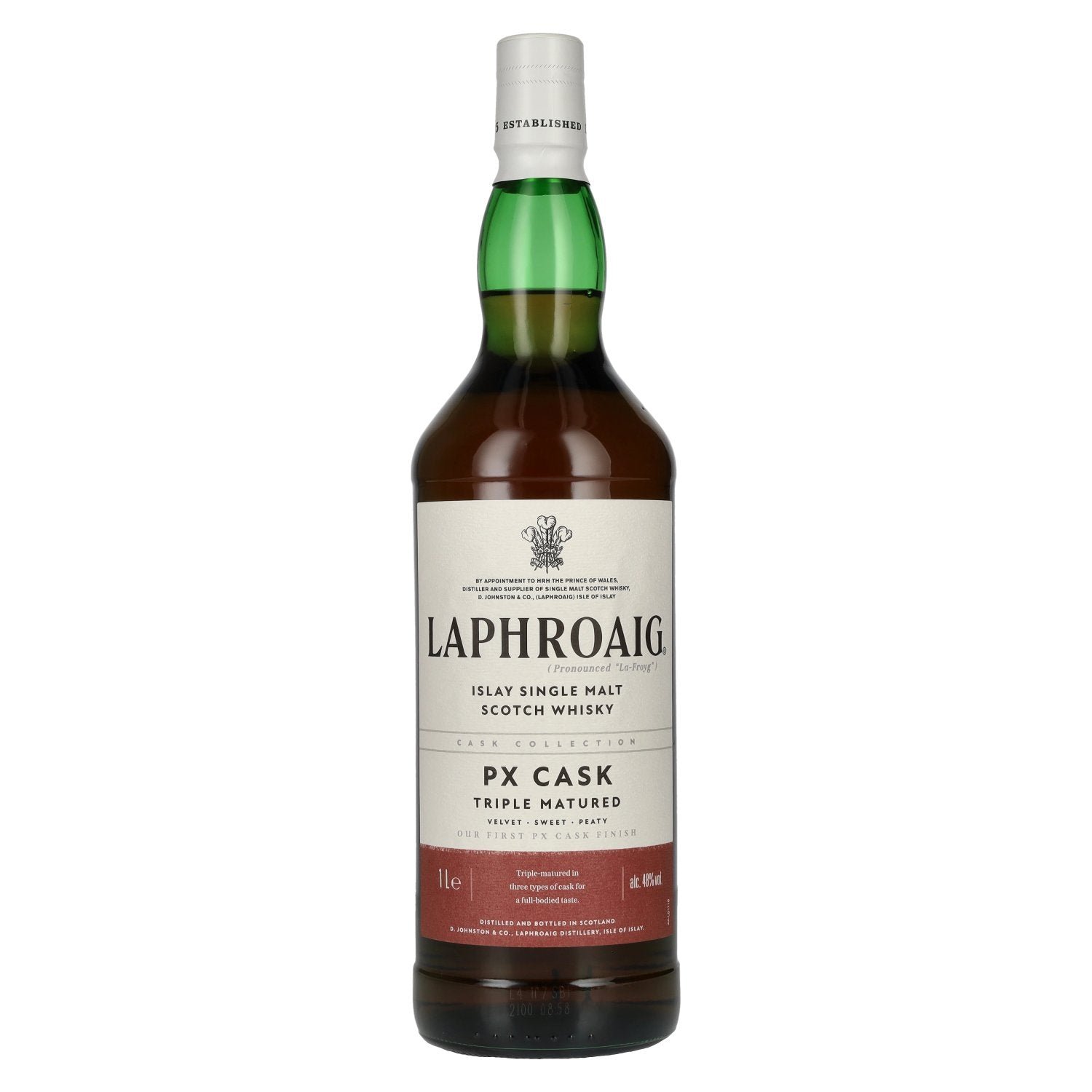 3280b8489c8c01bad74f620c5fb2ca55a696c50b1b667efcb554d8db3bfdd71c.jpg Laphroaig PX Cask Triple Matured Islay Single Malt Scotch Whisky 48% Vol. 1l - Image 1