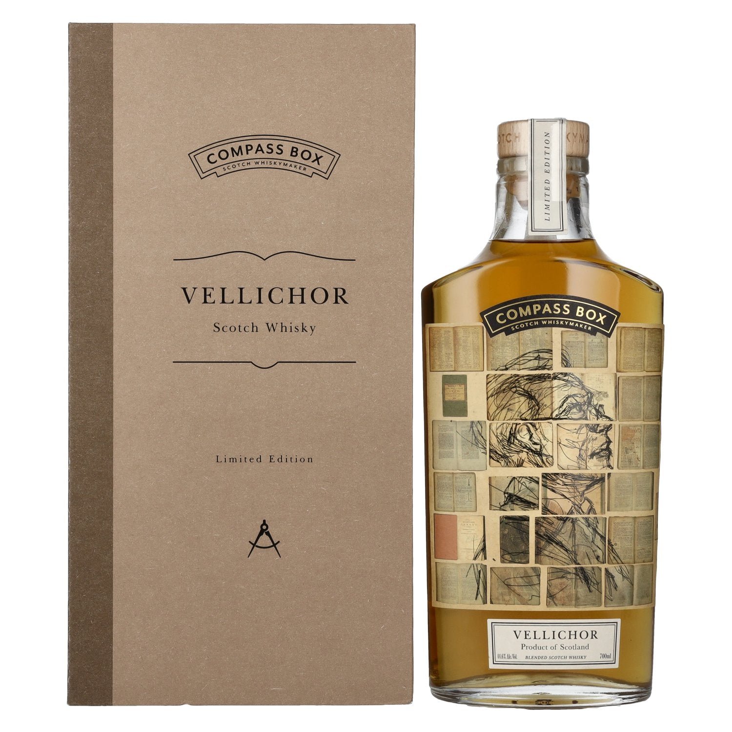 32acf9376fee311d5e7bbdcbe856bb052d1d68ff029cbcfaa44ac14f2d7f4a7b.jpg Compass Box VELLICHOR Blended Scotch Whisky 44,6% Vol. 0,7l in gift box - Image 1