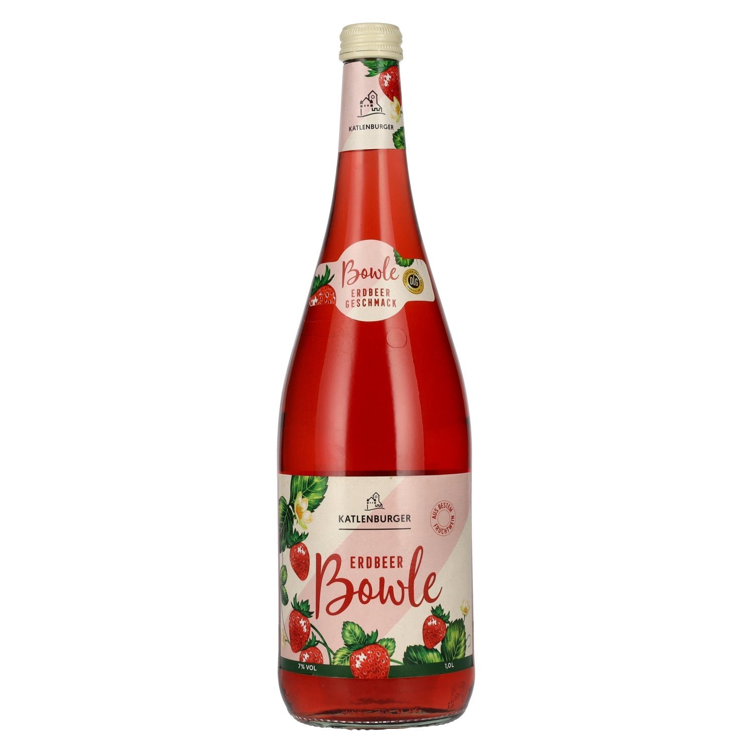 346b71cc2276be4cddd0a3b76a15bef659a1566d60f8c16db782292931070c4a.jpg Katlenburger Fruchtbowle Strawberry 7% Vol. 1l - Image 1