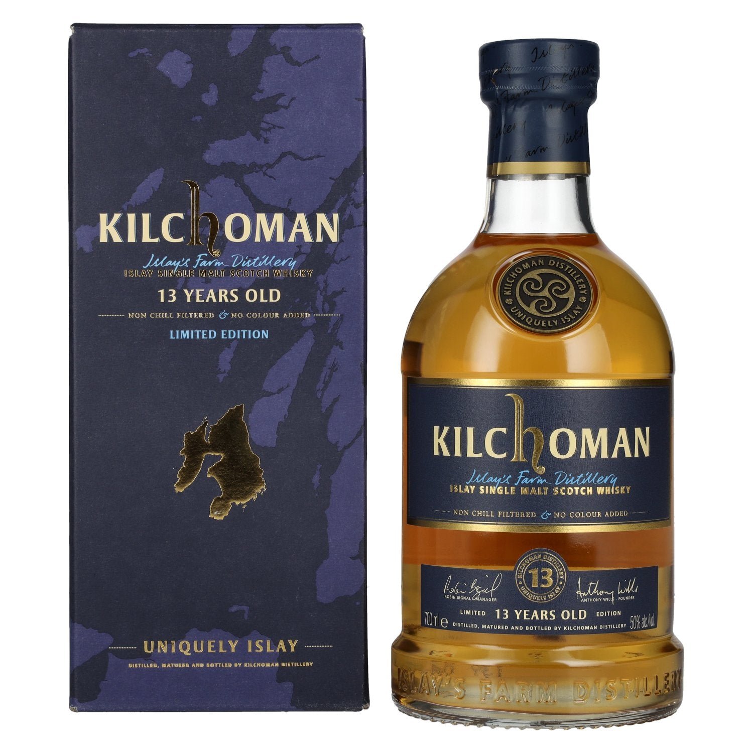 3702df14fb26701d715e818c589cf513771838d5916dfca86858d47dd0124fe9.jpg Kilchoman 13 Years Old Islay Single Malt Scotch Whisky Limited Edition 50% Vol. 0,7l in gift box - Image 1