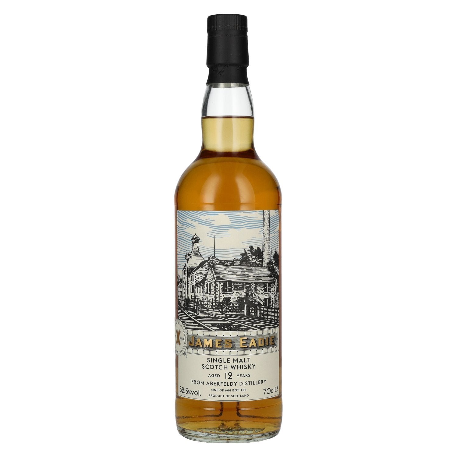 37a22200760eaa5510d2e38e0b5aad01bebcd717c4993f2c01c53f83112faae8.jpg James Eadie ABERFELDY 12 Years Old Single Malt 52,5% Vol. 0,7l - Image 1