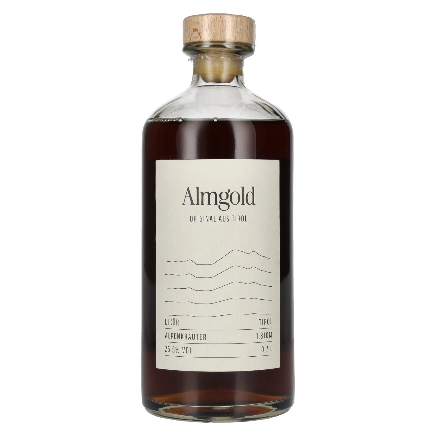 37db1ea4ae59208a847bdcaabe4b49574495c9ec6bbcb64a9c27cfe10bff9fdf.jpg Almgold Alpine herbs liqueur 26.6% vol. 0.7l - Image 1