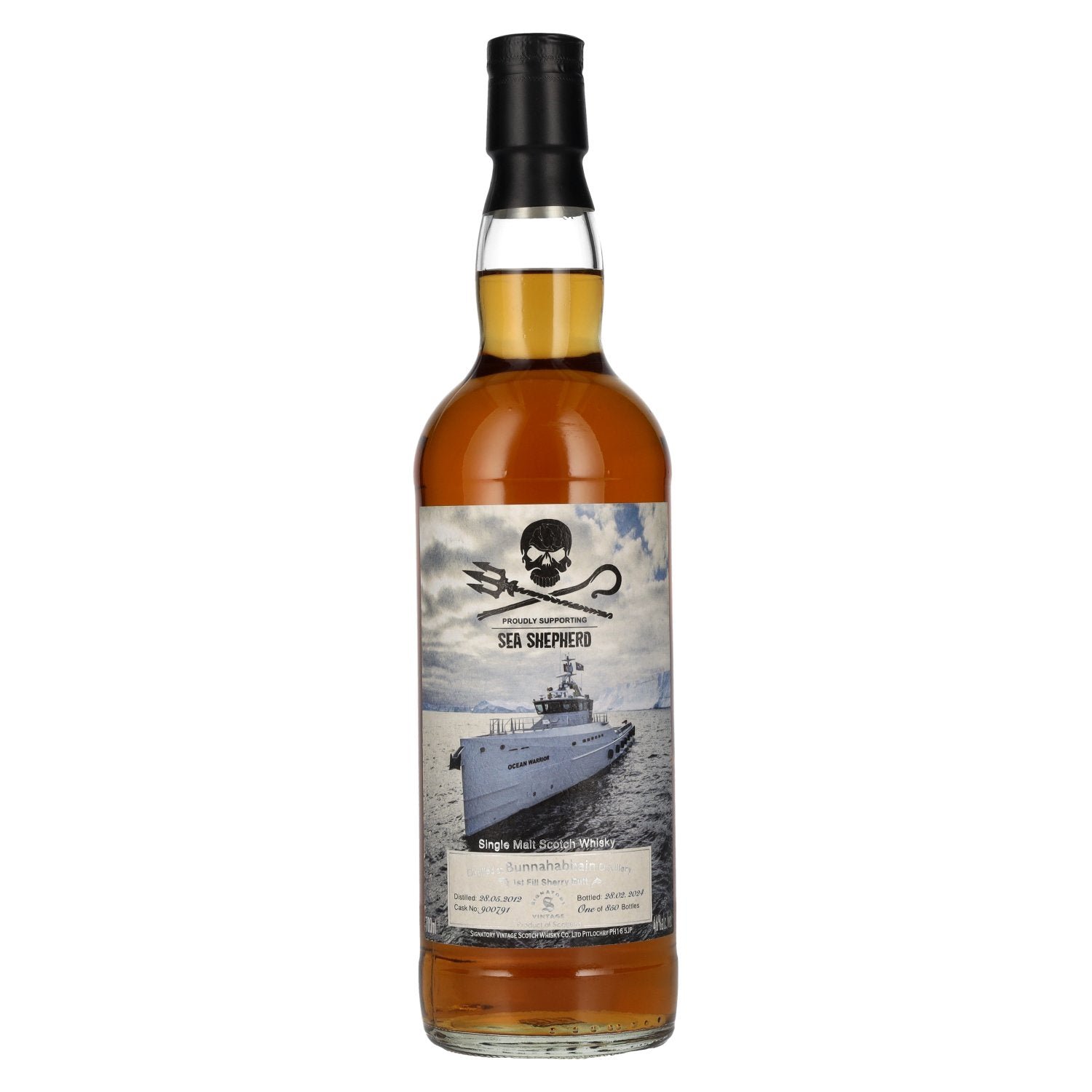 3b078dabbdefc2371286ac4fb788ac581834adaa3194f778e6b8e4403b95fc0f.jpg Signatory Vintage BUNNAHABHAIN 11 Years Old Single Malt Sea Shepherd 2012 46% Vol. 0,7l - Image 1