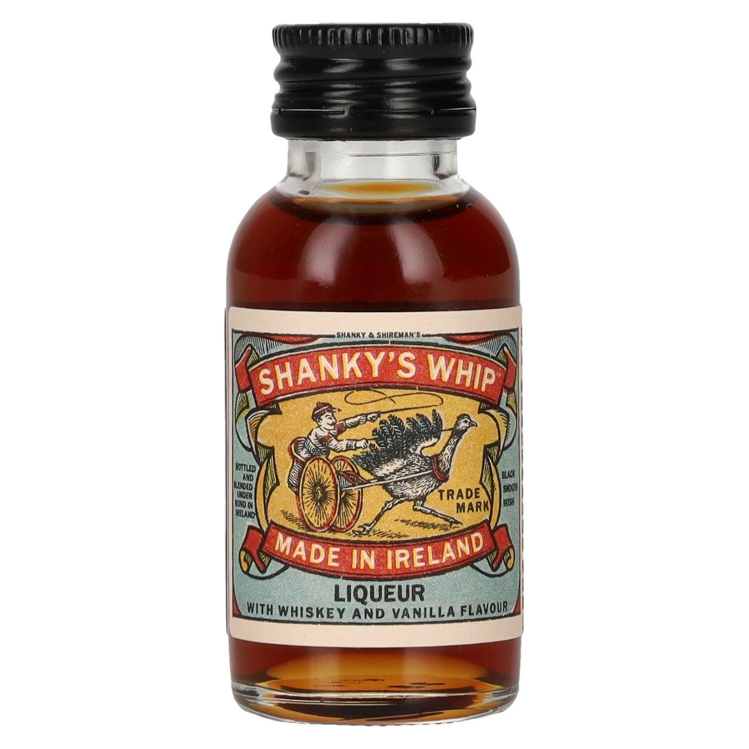 3e14ca360111db7ea242e4c110cd4ca885fe9ca6d3de8882100ebcb97f169be4.jpg Shanky's Whip Liqueur 33% Vol. 0,02l - Image 1