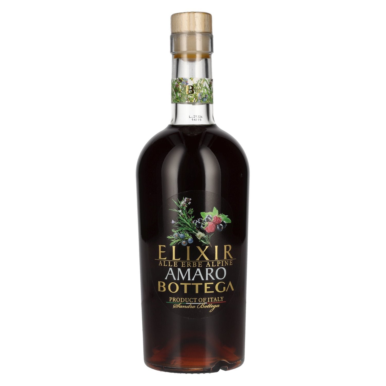 3e6e584a39b235cf3e4033cabdc0c07750b46fe86111af761a1daee705289081.jpg Bottega ELIXIR AMARO Liqueur 21% Vol. 0,7l - Image 1