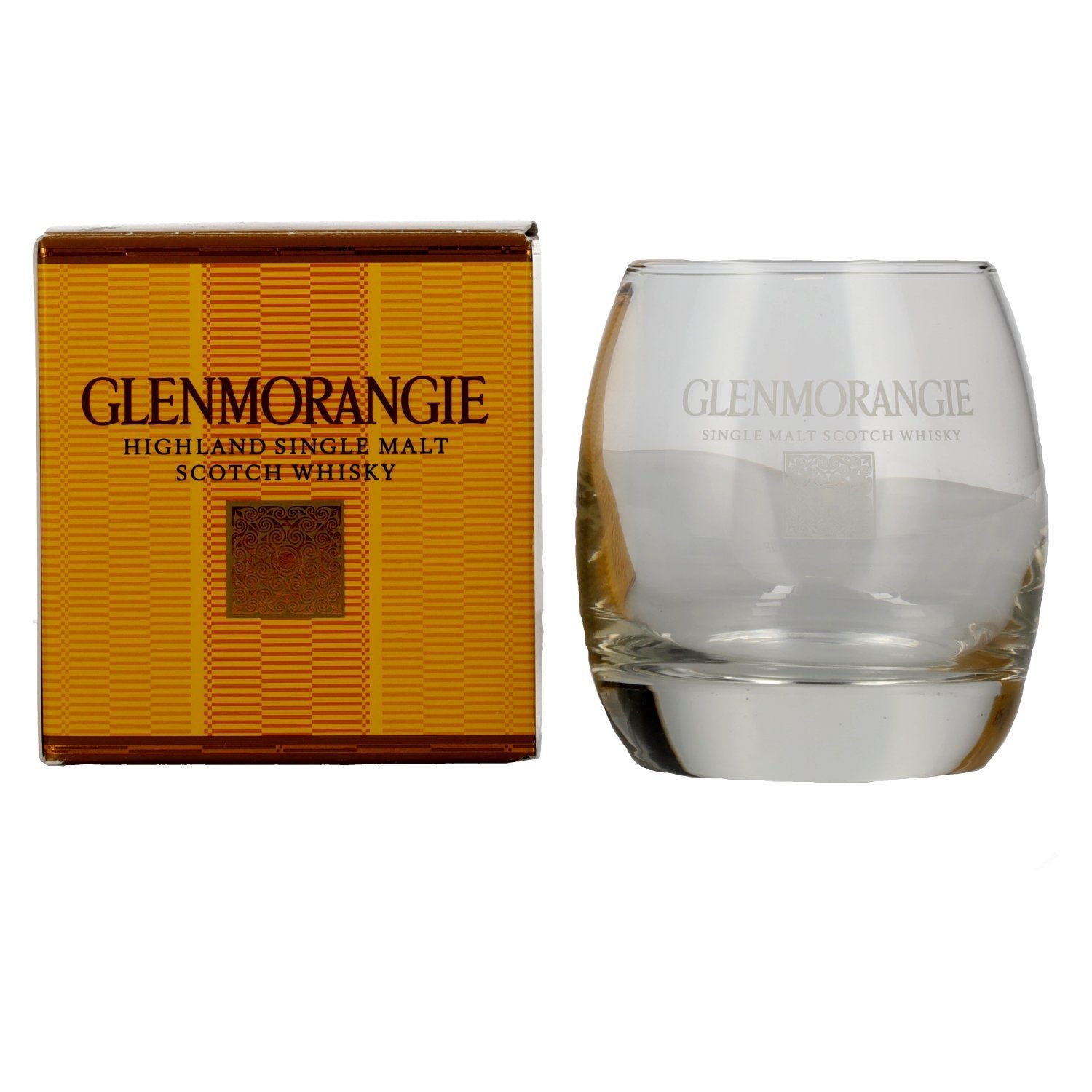 3ffc2f8182b33ee26cea53bbea0ca846c1078e1c4e887c77980d360df32f2fb1.jpg Glenmorangie whisky tumbler in gift box - Image 1