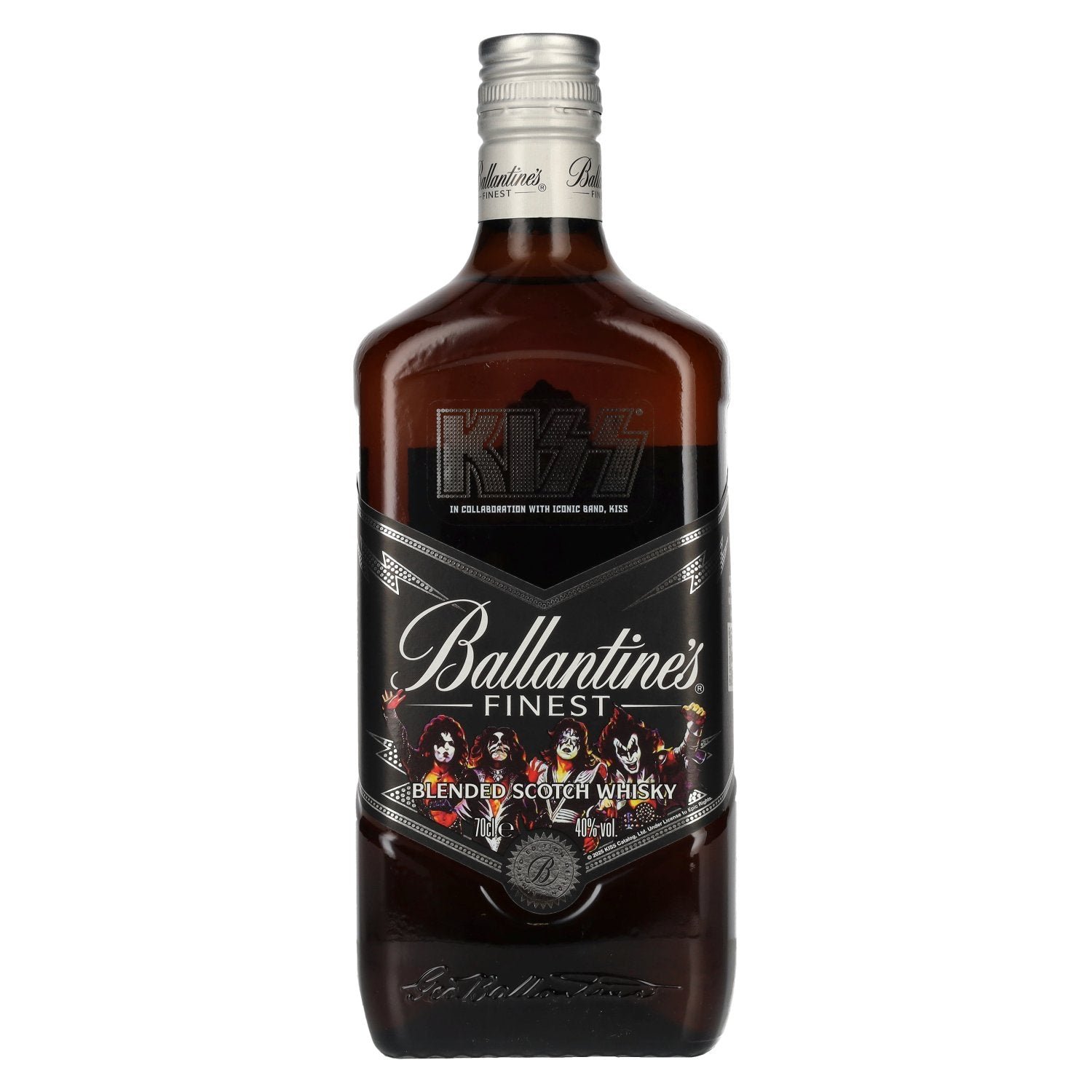 404298a60ffe3997b68e418330a3e8ffba97a7a19f11d2a8ba6e8b75d0070f22.jpg Ballantine's FINEST Blended Scotch Whisky KISS Limited Edition 40% Vol. 0,7l - Image 1