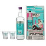 Berliner Luft DER FRISCHE peppermint liqueur 18% vol. 0.7l in gift box with 2 glasses - Image 2