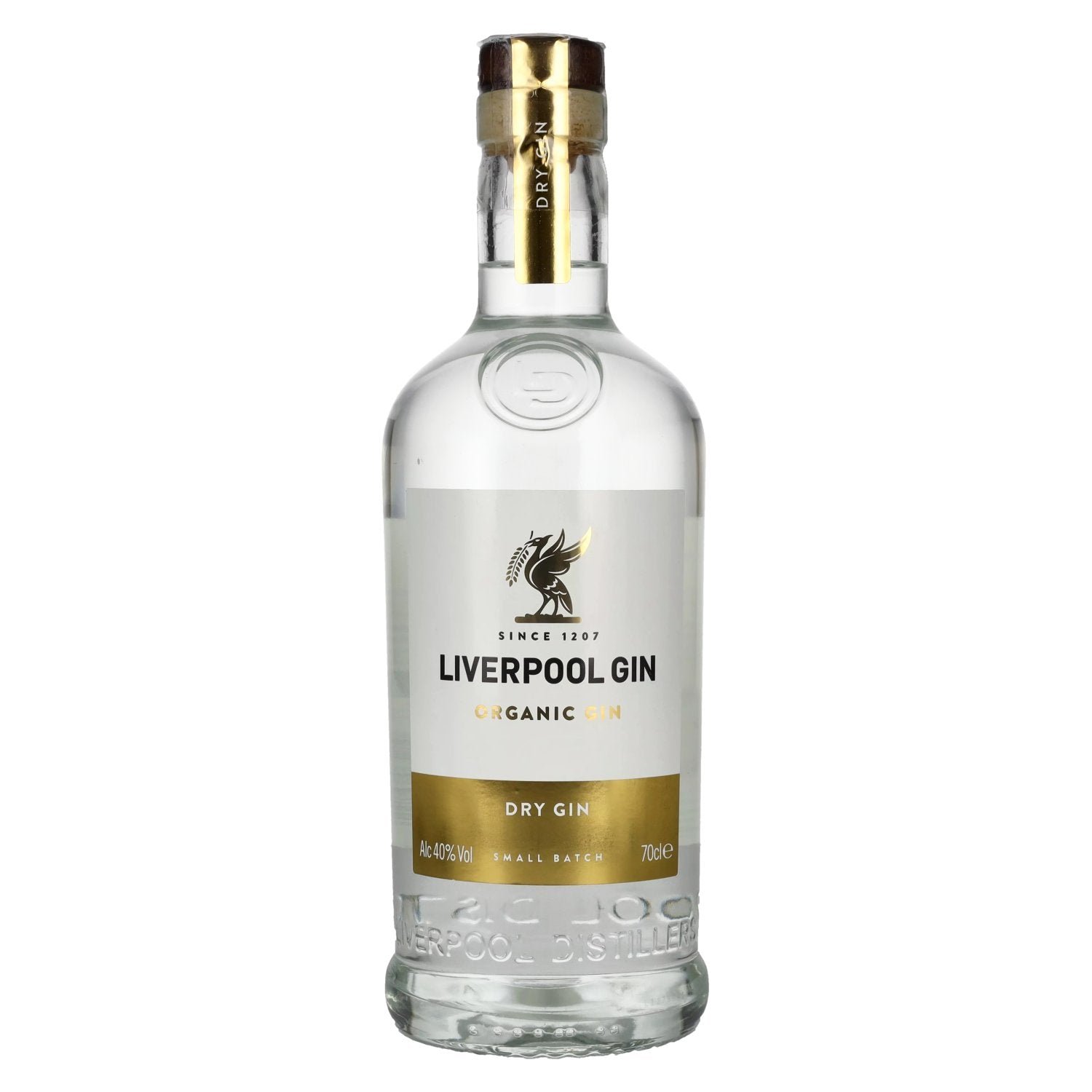 458f670399b06ce20221ab72f8a7cd5410b9a7f1c94ca1bb908493bfd23b3ad9.jpg Liverpool Organic Dry Gin 40% Vol. 0,7l - Image 1