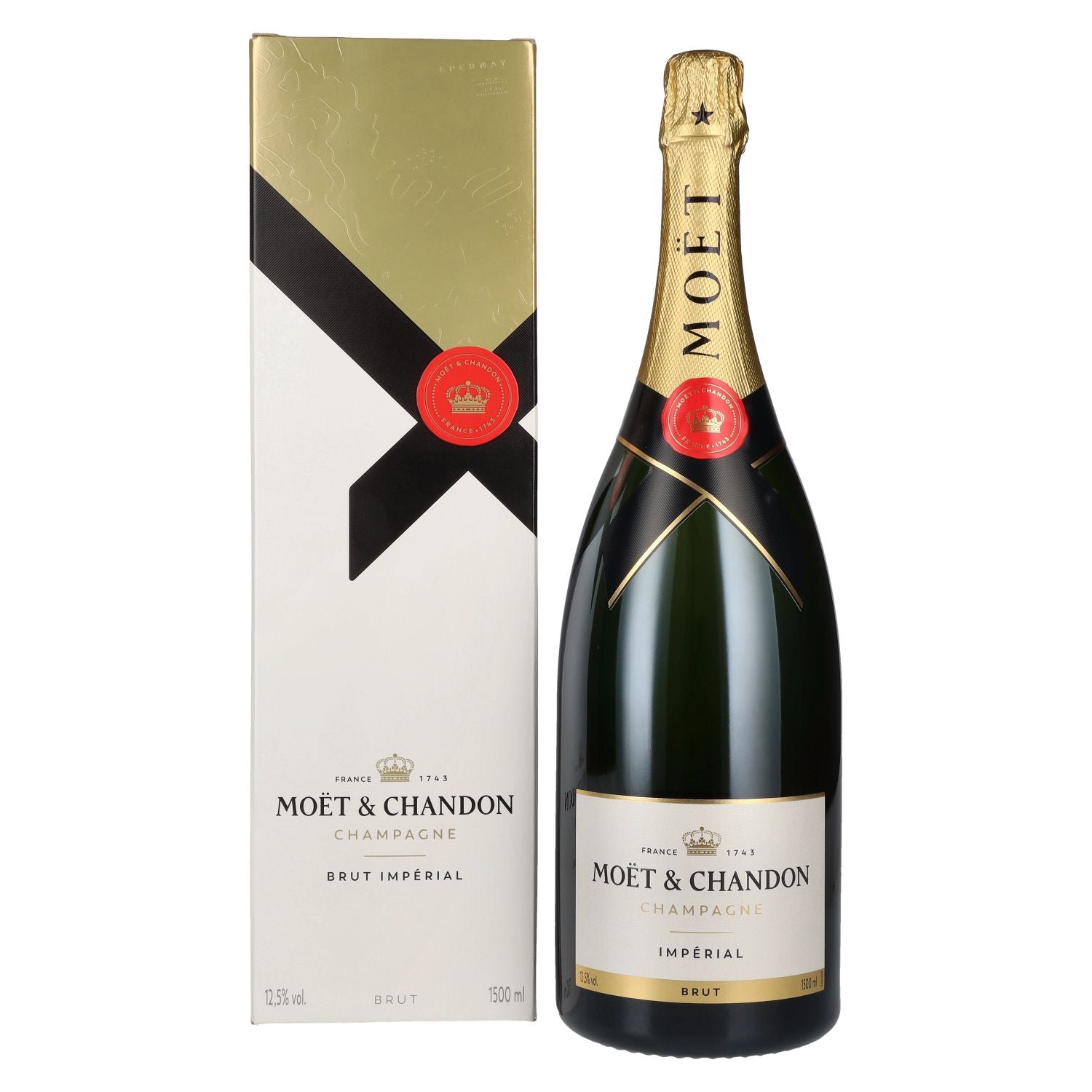 487655fd46437a2bcbff19622bd69150a6ba2ce5813aeff269fc8ed6a10a84a6-1-1.jpg Moët & Chandon Champagne IMPÉRIAL Brut 12.5% vol. 1.5l in gift box - Image 1