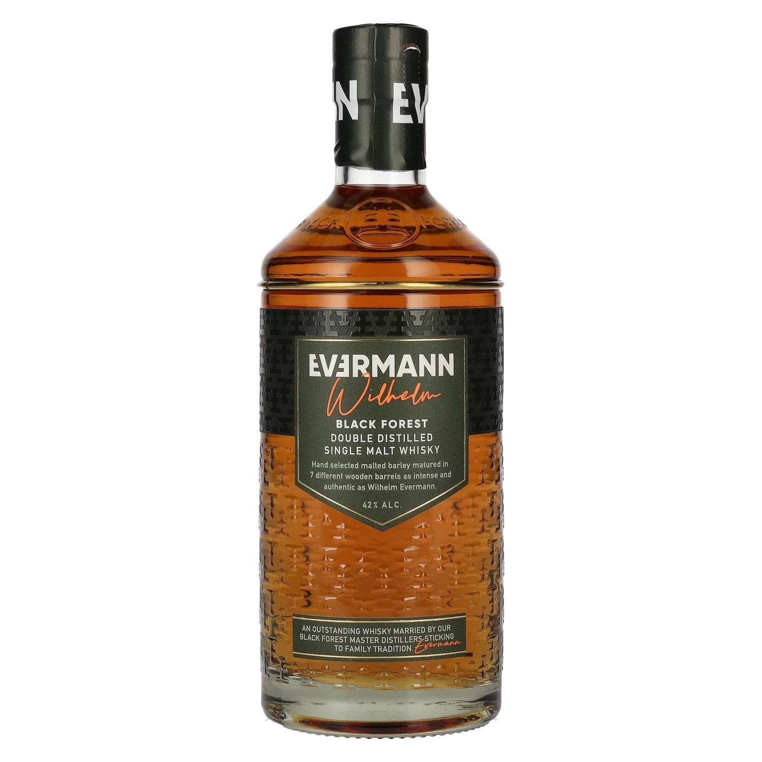 488788f24fc0264537dc2f85b41ef467e8eb2b89659c99424ee6c2bbadb2420b.jpg Evermann Wilhelm Black Forest Single Malt Whisky 42% Vol. 0,7l - Image 1