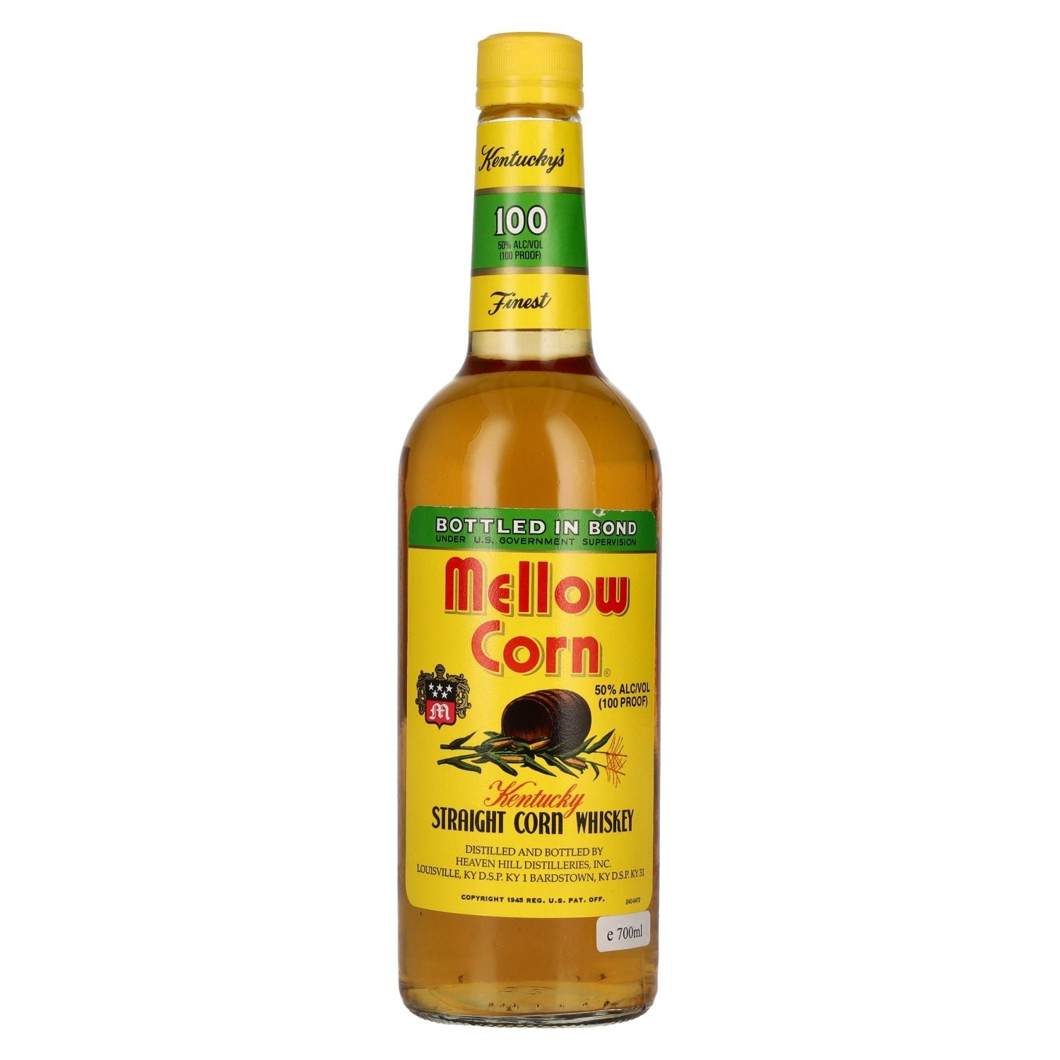 498f70afc69a8e209f56f5dbb2a26a34b9102df7b0ef8d1e0d393086ca71a650.jpg Mellow Corn Kentucky Straight Corn Whiskey 50% Vol. 0,7l - Image 1