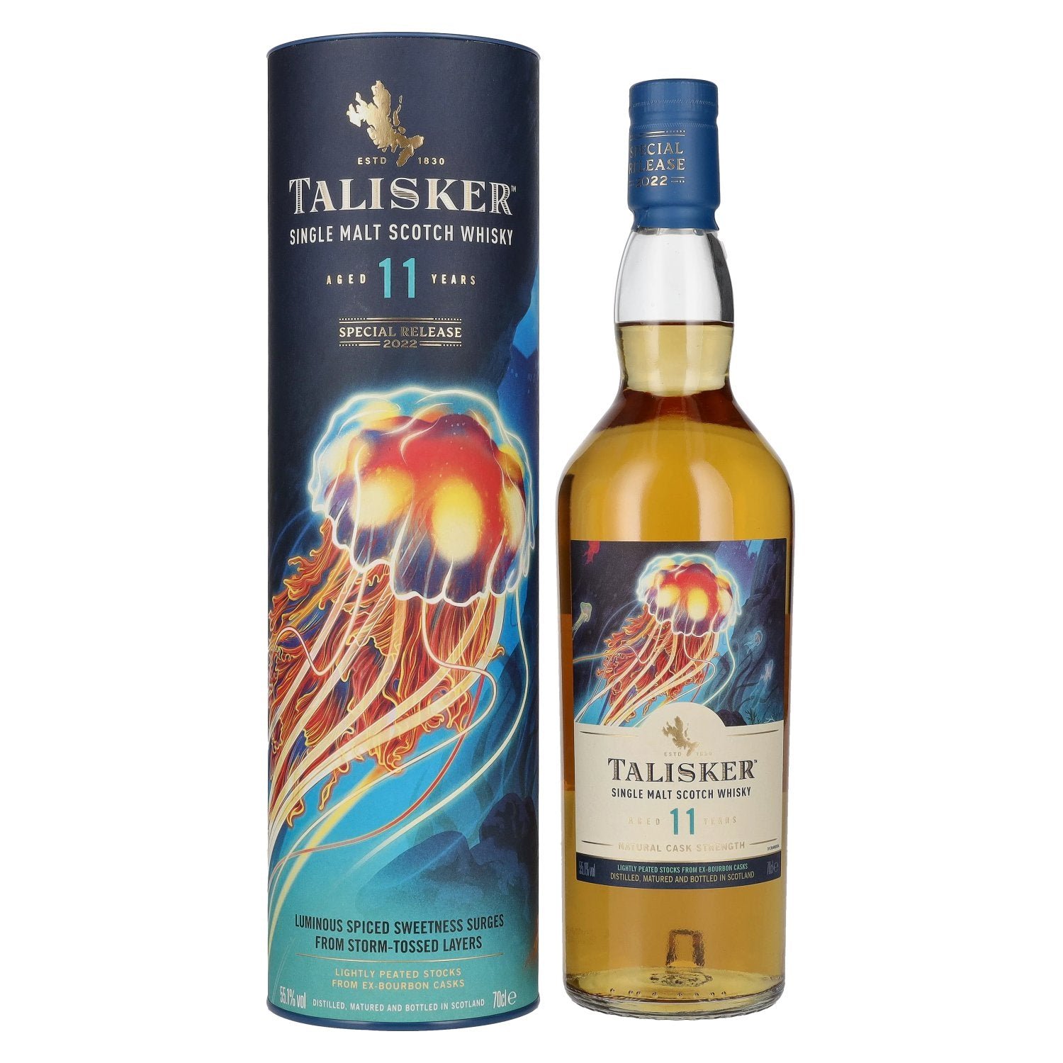 4a83722670f927150068113c99b840642271bd59999966155a94182392bcd249.jpg Talisker 11 Years Old Single Malt Special Release 2022 55,1% Vol. 0,7l in gift box - Image 1