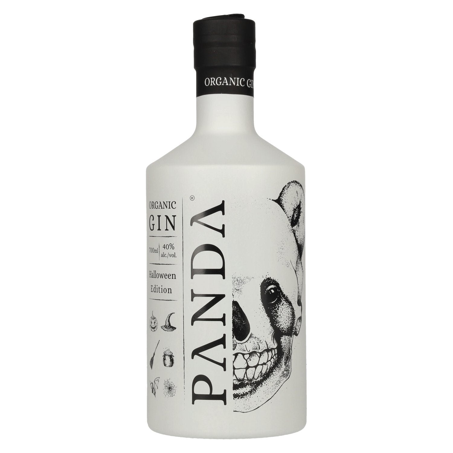 4aa4ee926ff9ea0556ce2f4e76665eedbc6a4fb85a51f1487fd101950a0a4f50.jpg Panda Organic Gin Halloween Edition 40% ABV 0.7l - Image 1